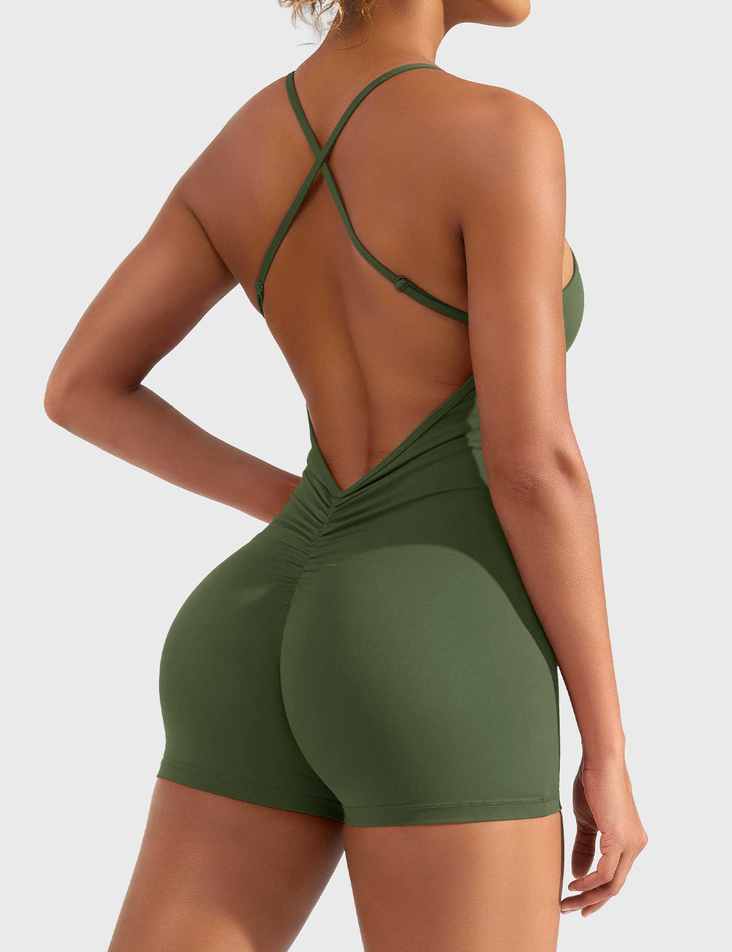 YGLEO Liza V-Back Romper