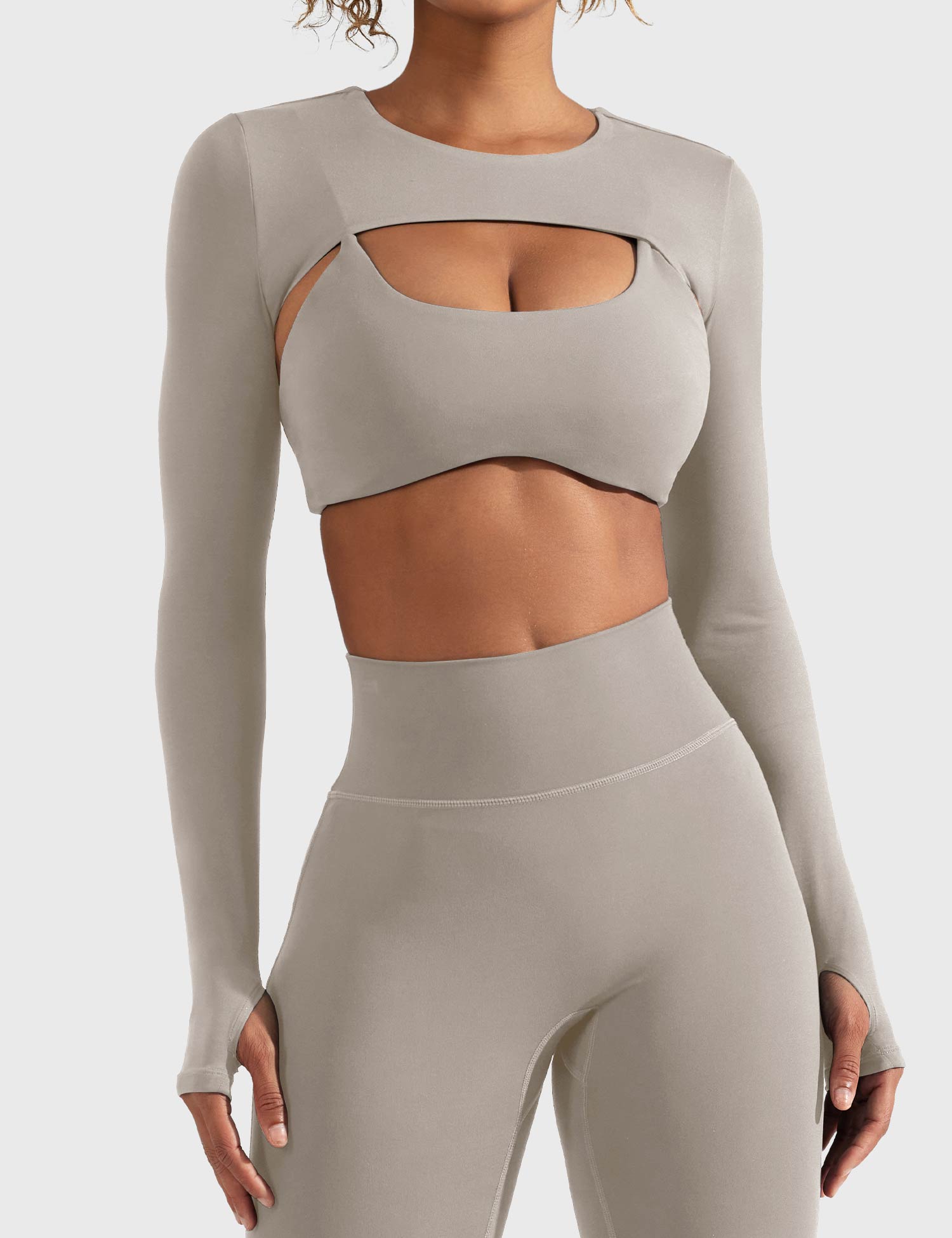 YGLEO Crissy Long Sleeve Bolero Shrug