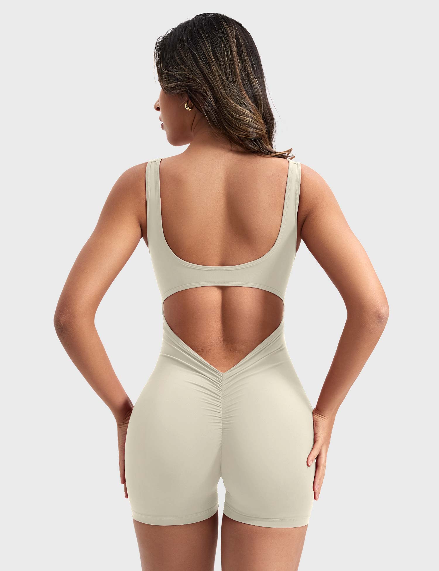 YGLEO Lizvette V-Back Romper