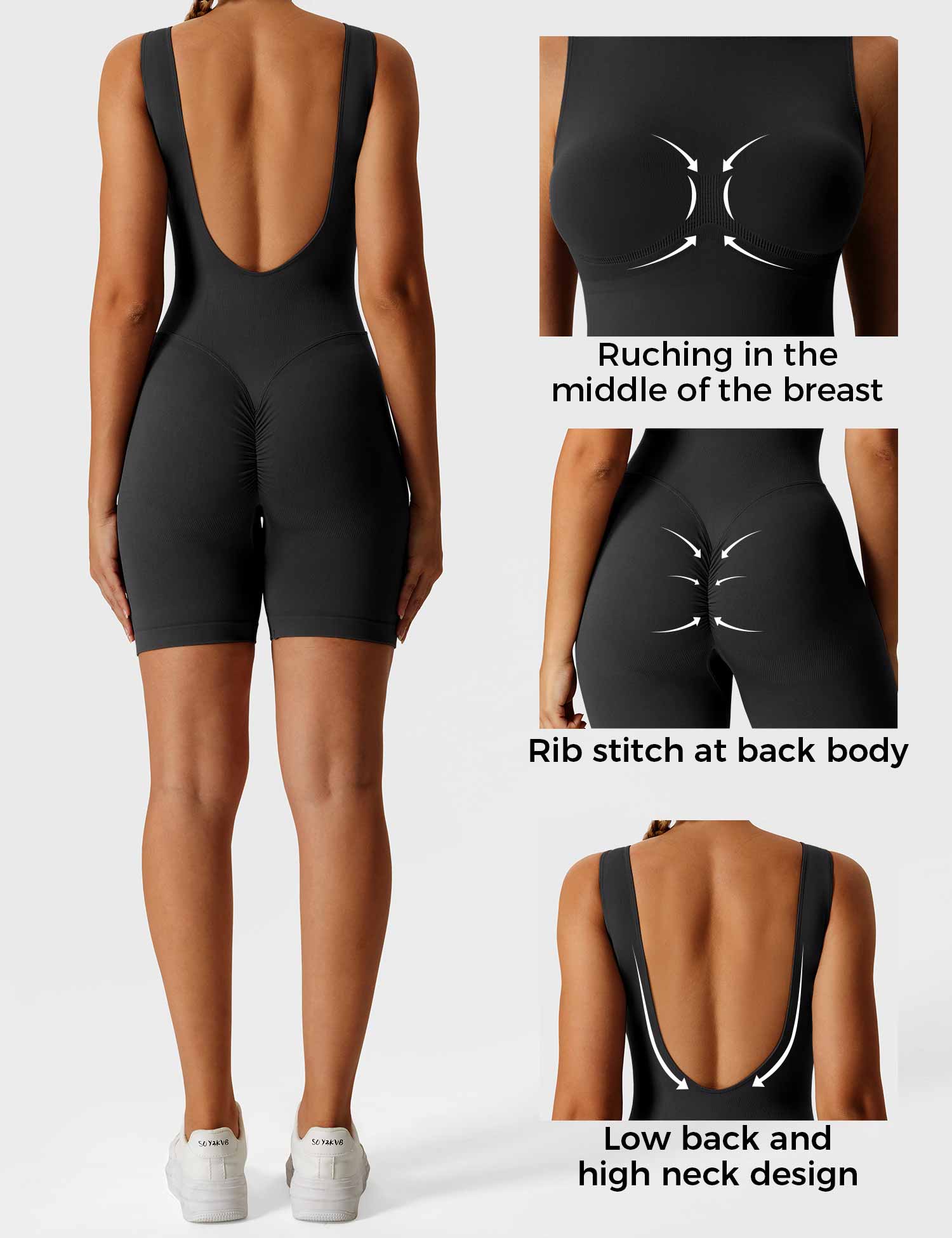 YGLEO Swanky Seamless Jumpsuit