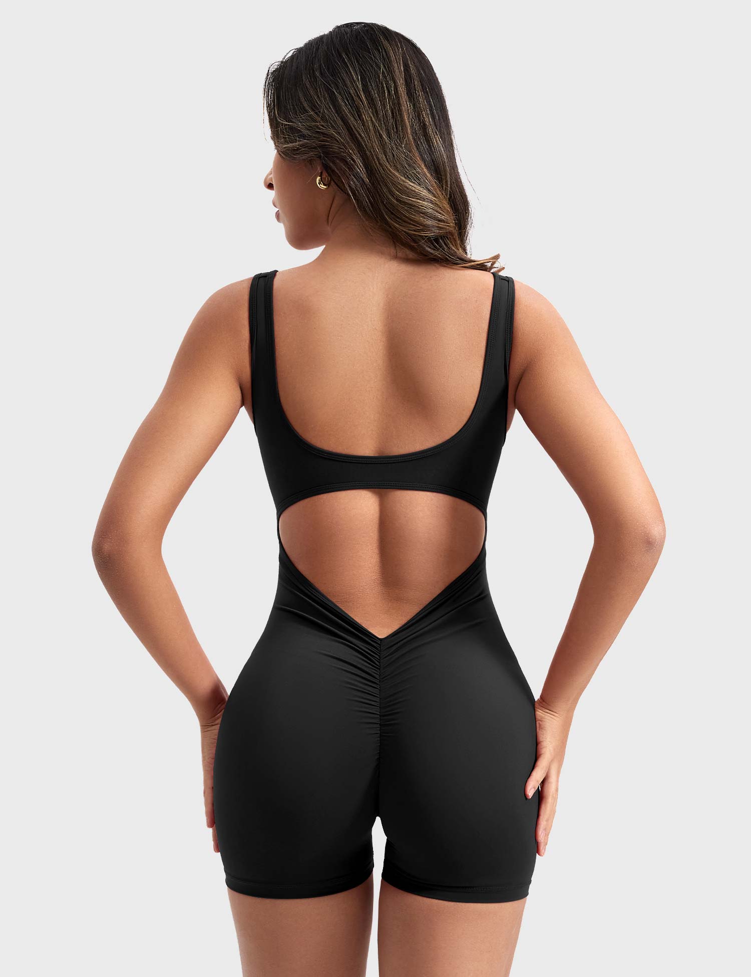 YGLEO Lizvette V-Back Romper