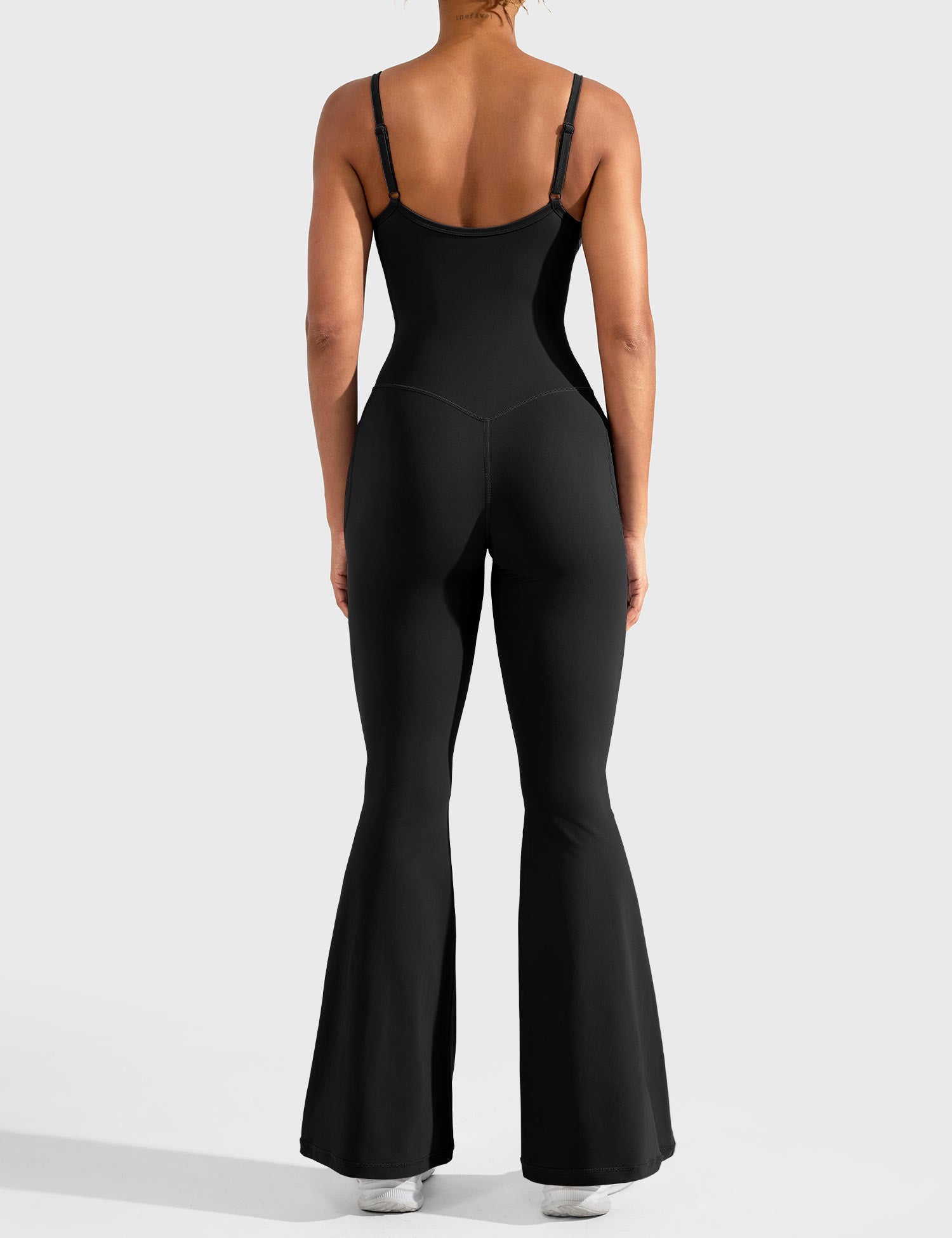 YGLEO Mena Flared Jumpsuit with Side Pockets