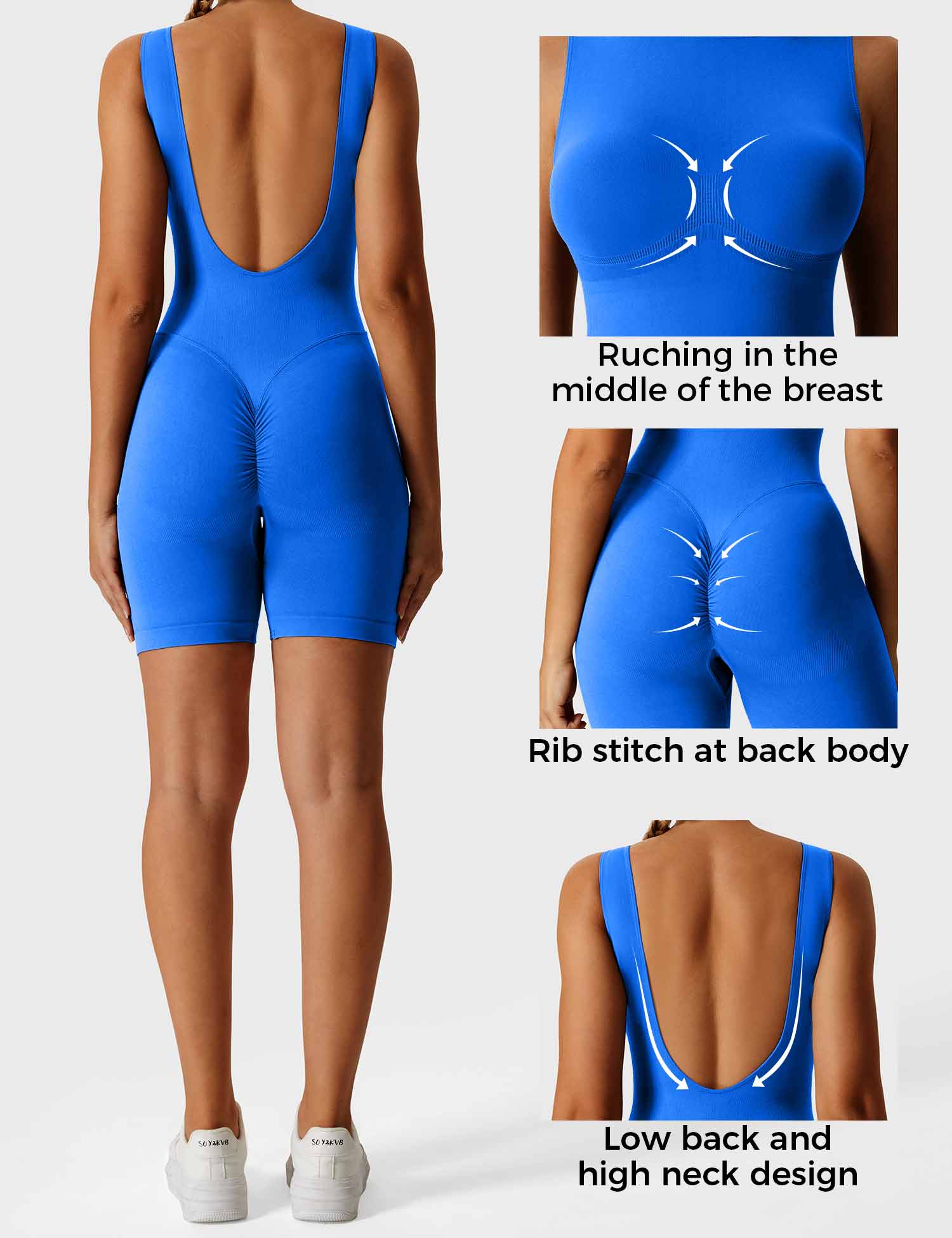 YGLEO Swanky Seamless Jumpsuit