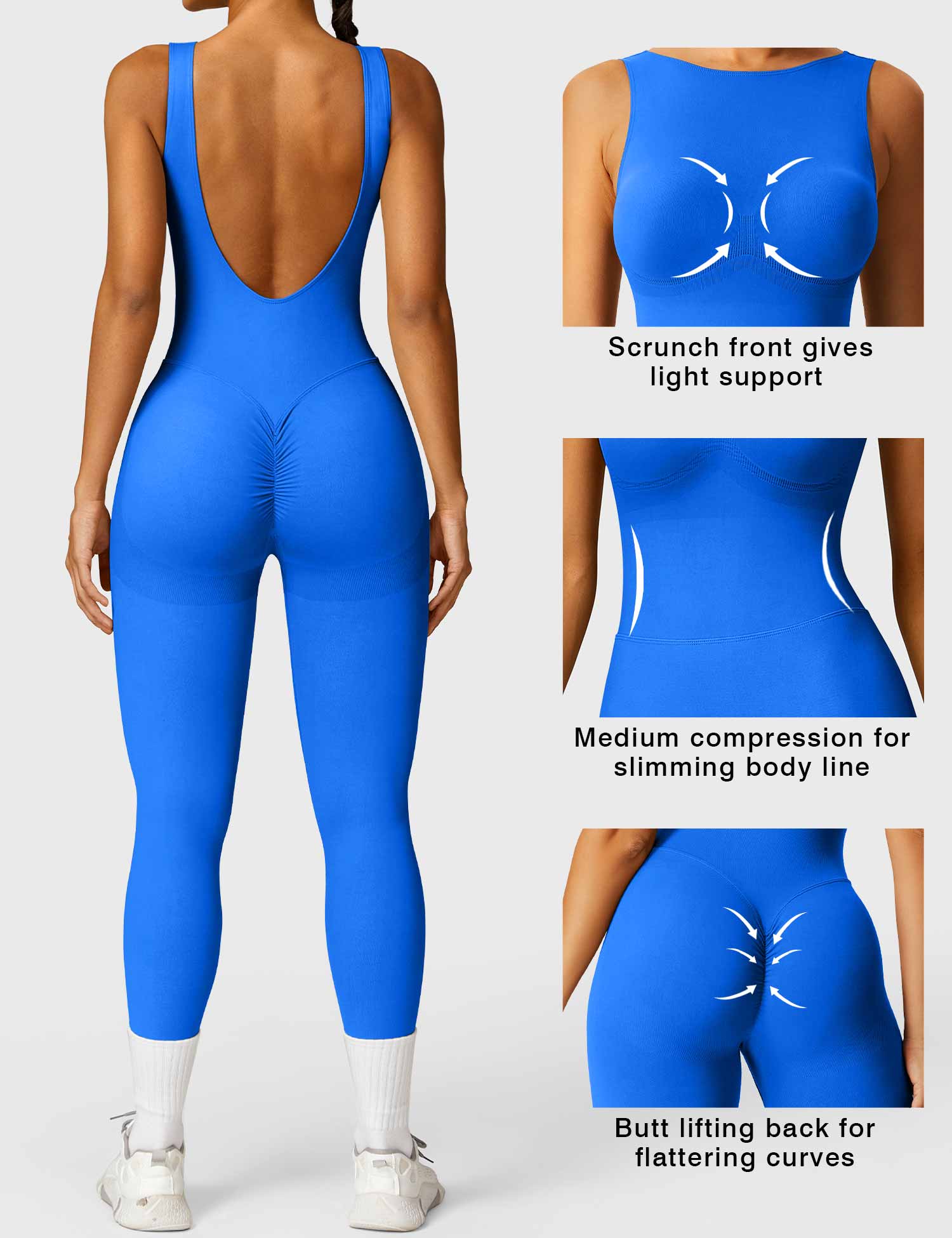 YGLEO Swanky Seamless Jumpsuit