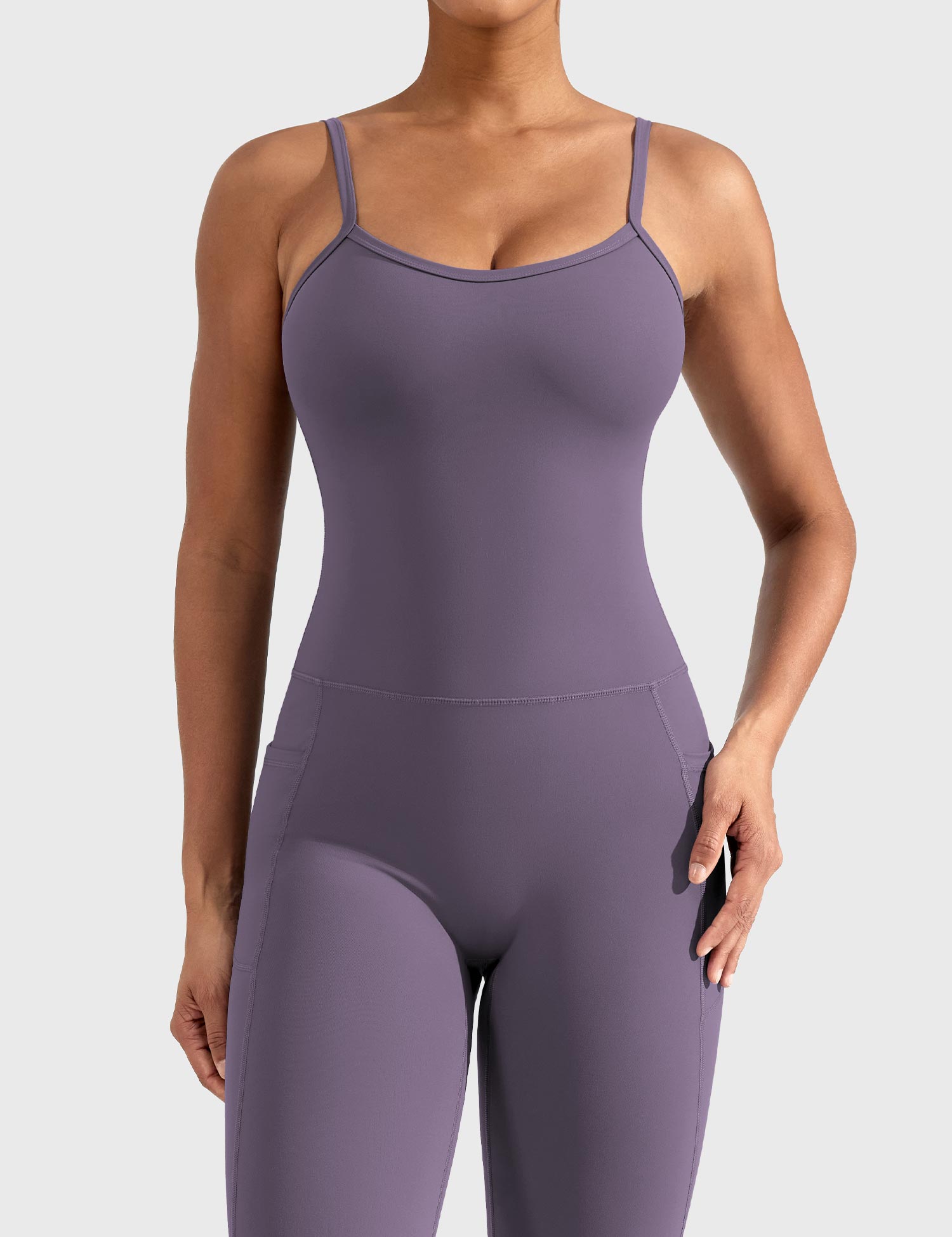 YGLEO Mena Flared Jumpsuit with Side Pockets