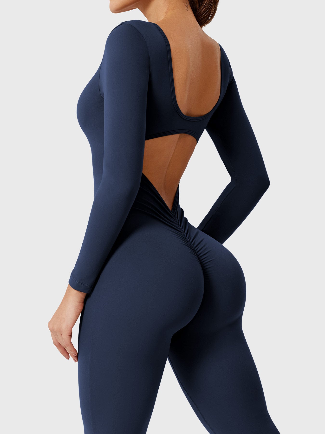 YGLEO Lizvette Long Sleeves Flared Jumpsuit