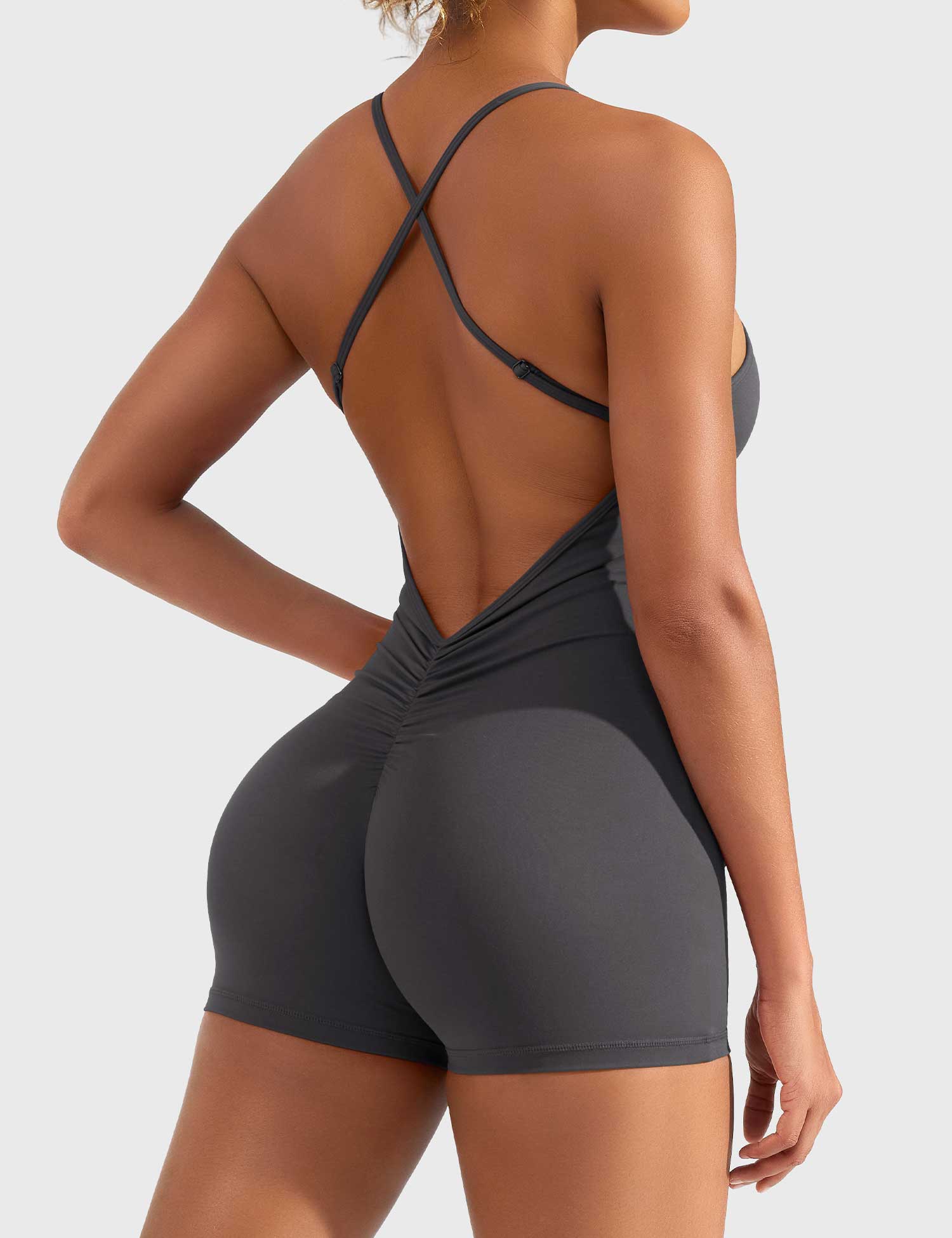 YGLEO Liza V-Back Romper