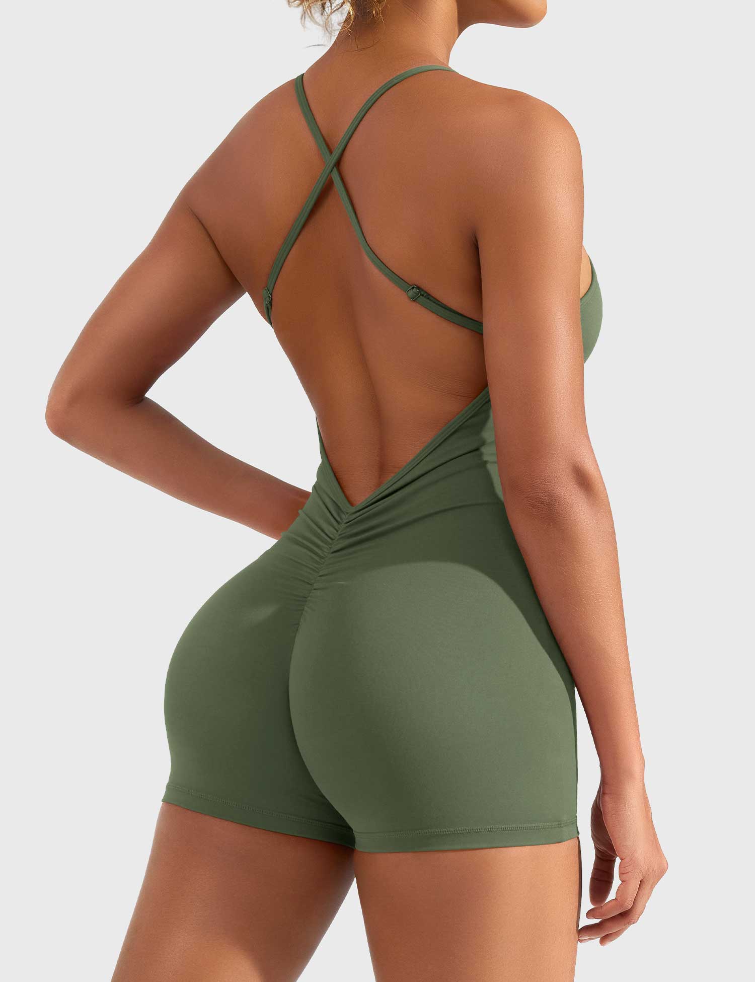 YGLEO Liza V-Back Romper