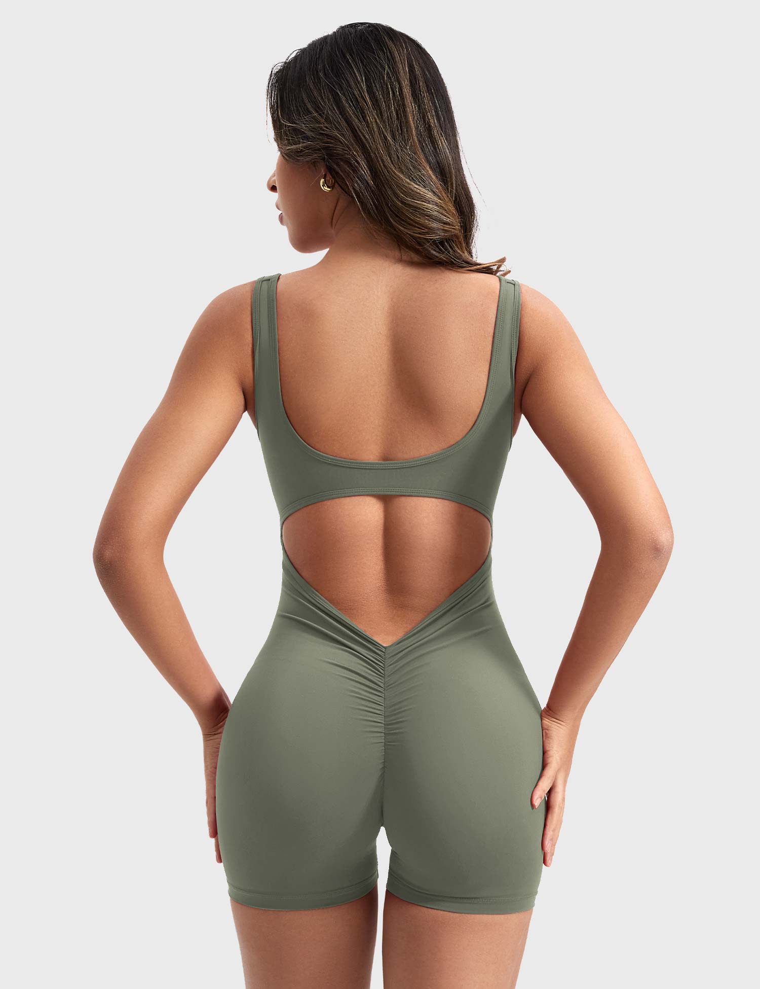 YGLEO Lizvette V-Back Romper