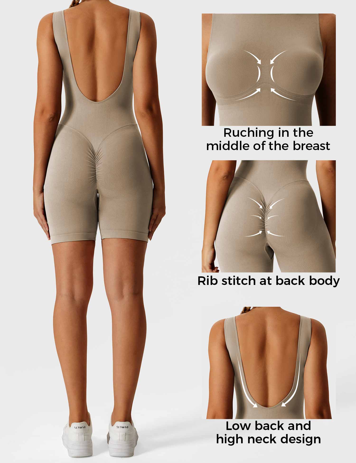 YGLEO Swanky Seamless Jumpsuit