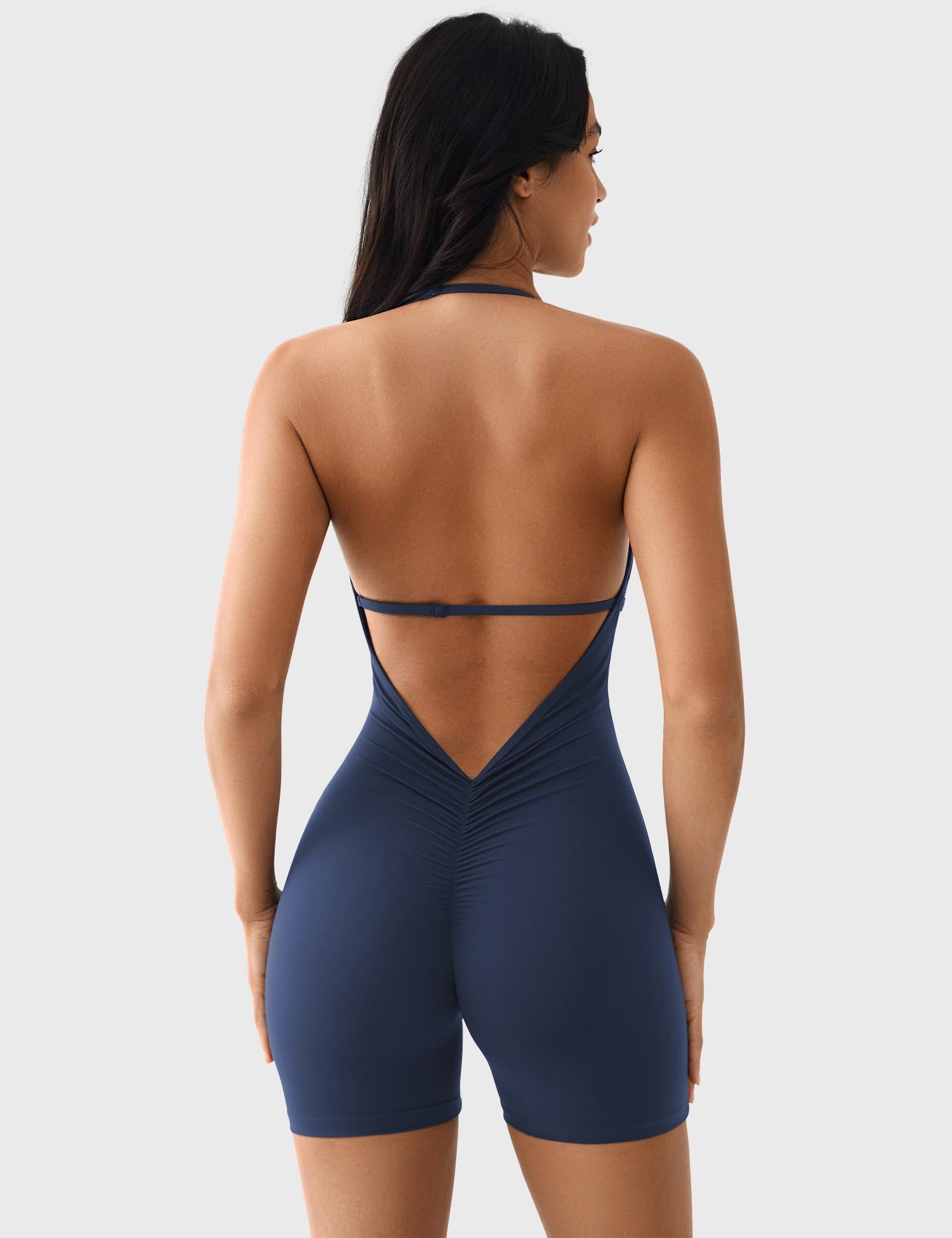 YGLEO Taylor V Neck Backless Romper