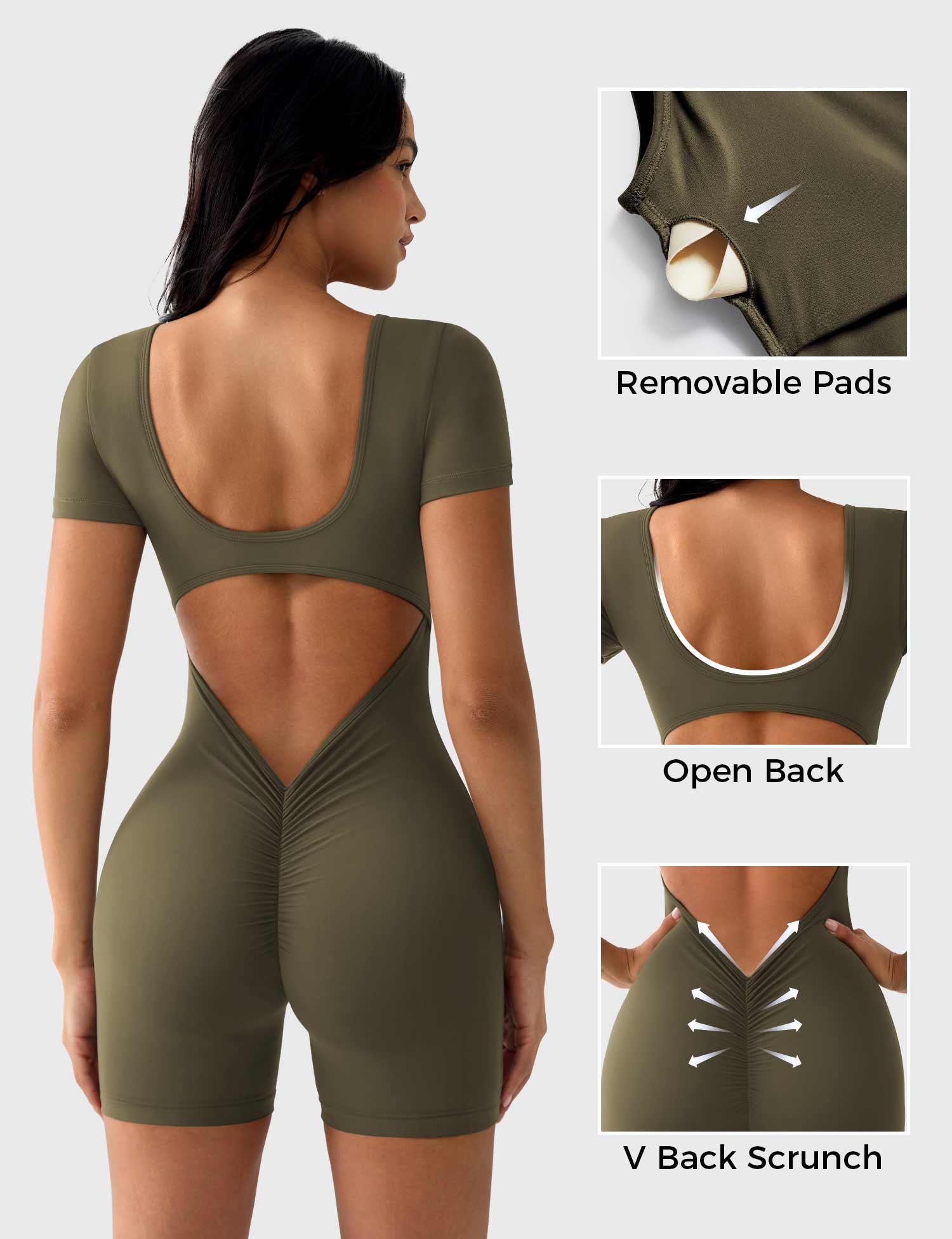 YGLEO Lizvette Short Sleeves Romper