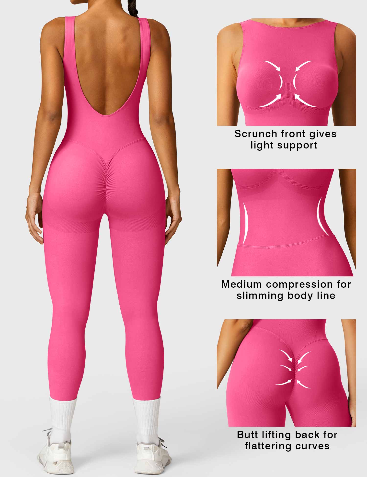 YGLEO Swanky Seamless Jumpsuit