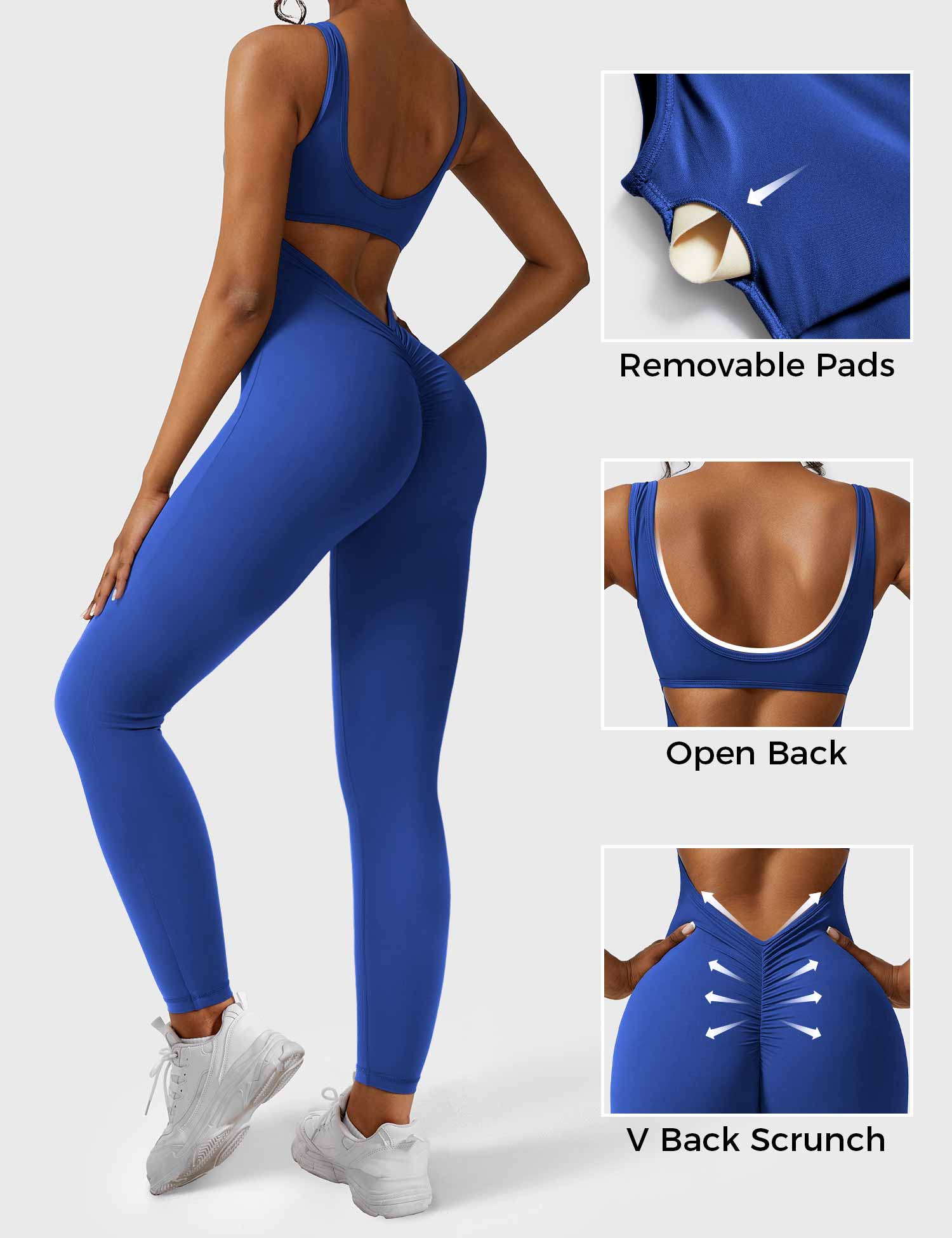 YGLEO Lizvette V-Back Jumpsuit