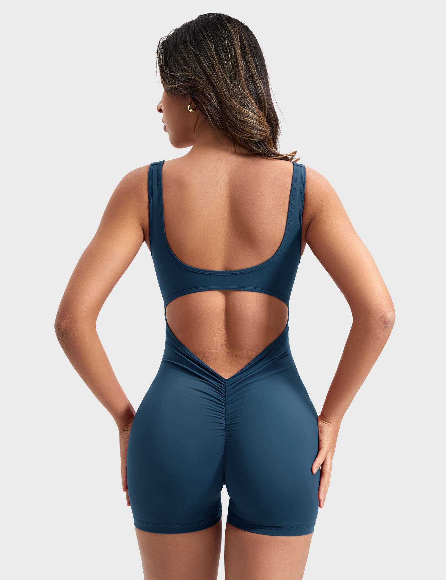 YGLEO Lizvette V-Back Romper