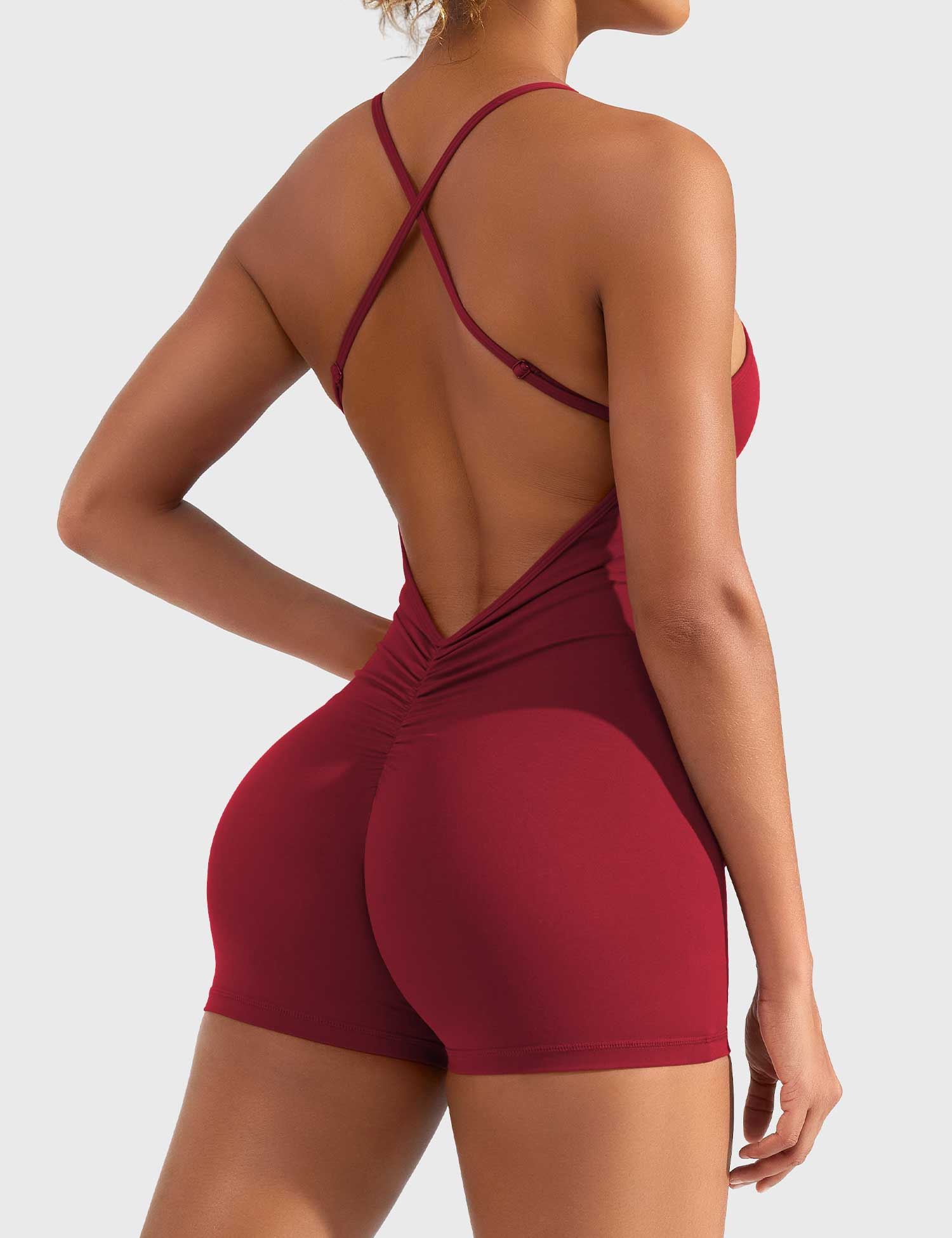YGLEO Liza V-Back Romper