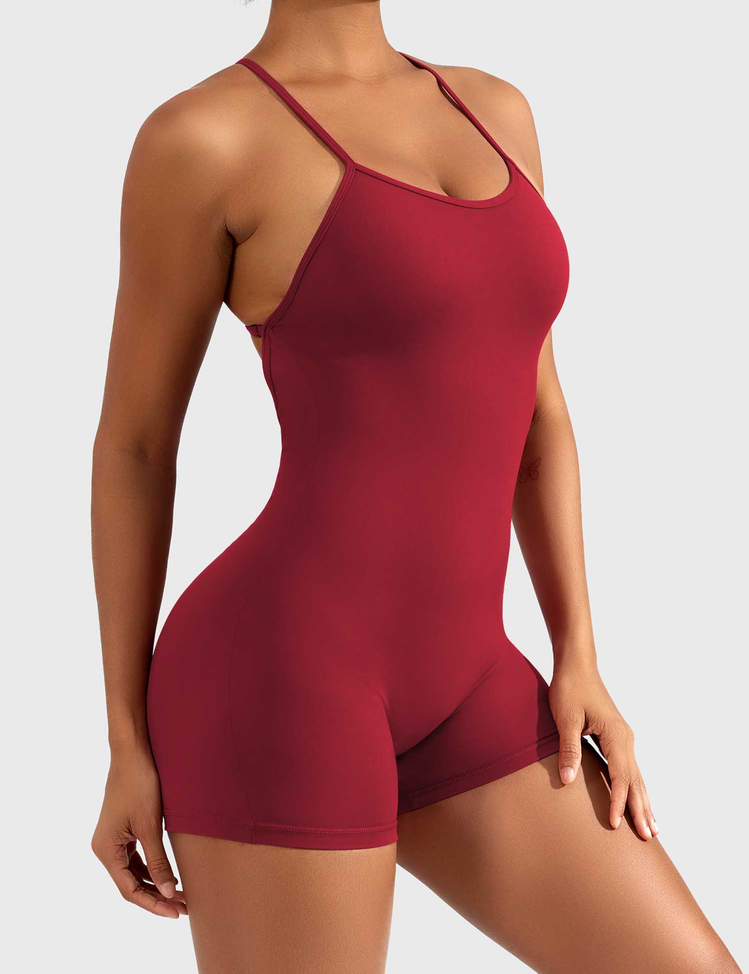 YGLEO Liza V-Back Romper