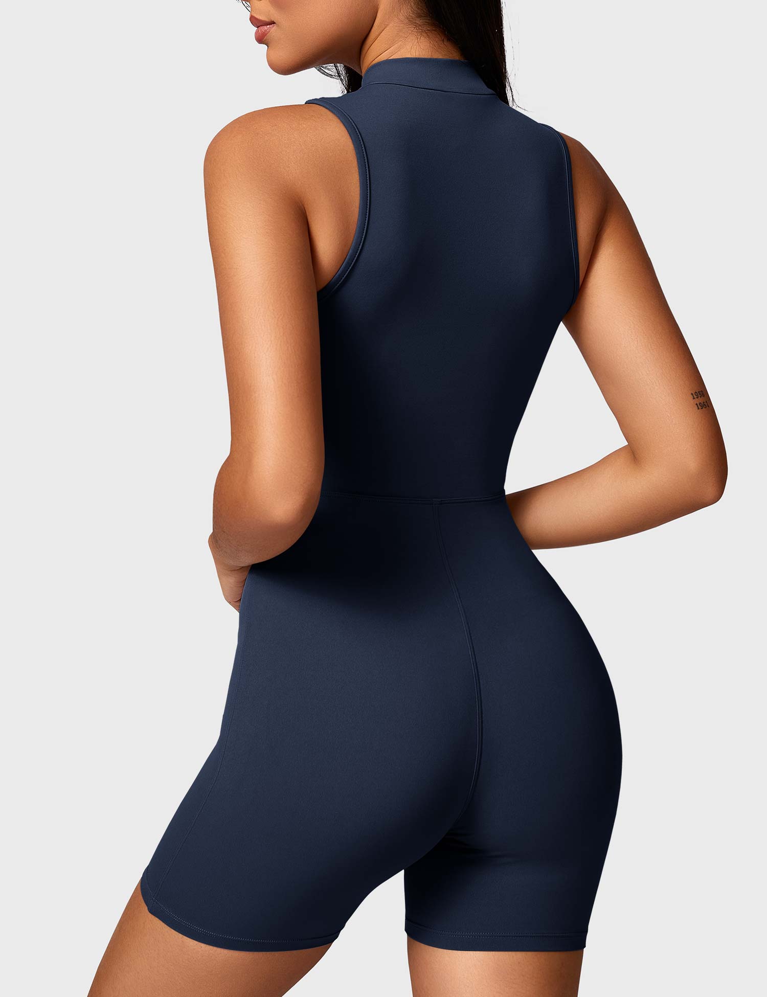 YGLEO Belle Sleeveless Zipper Romper