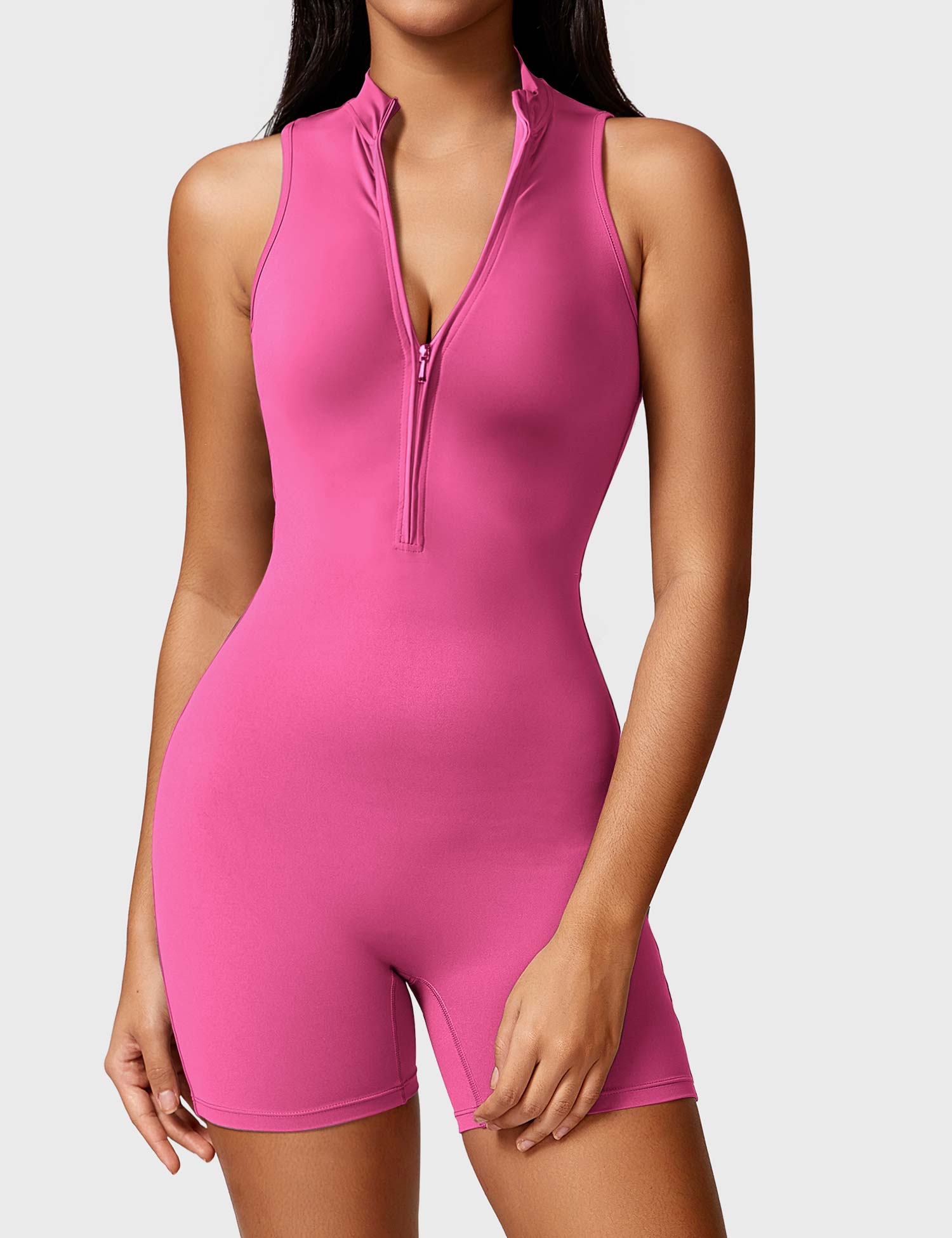 YGLEO Belle Sleeveless Zipper Romper