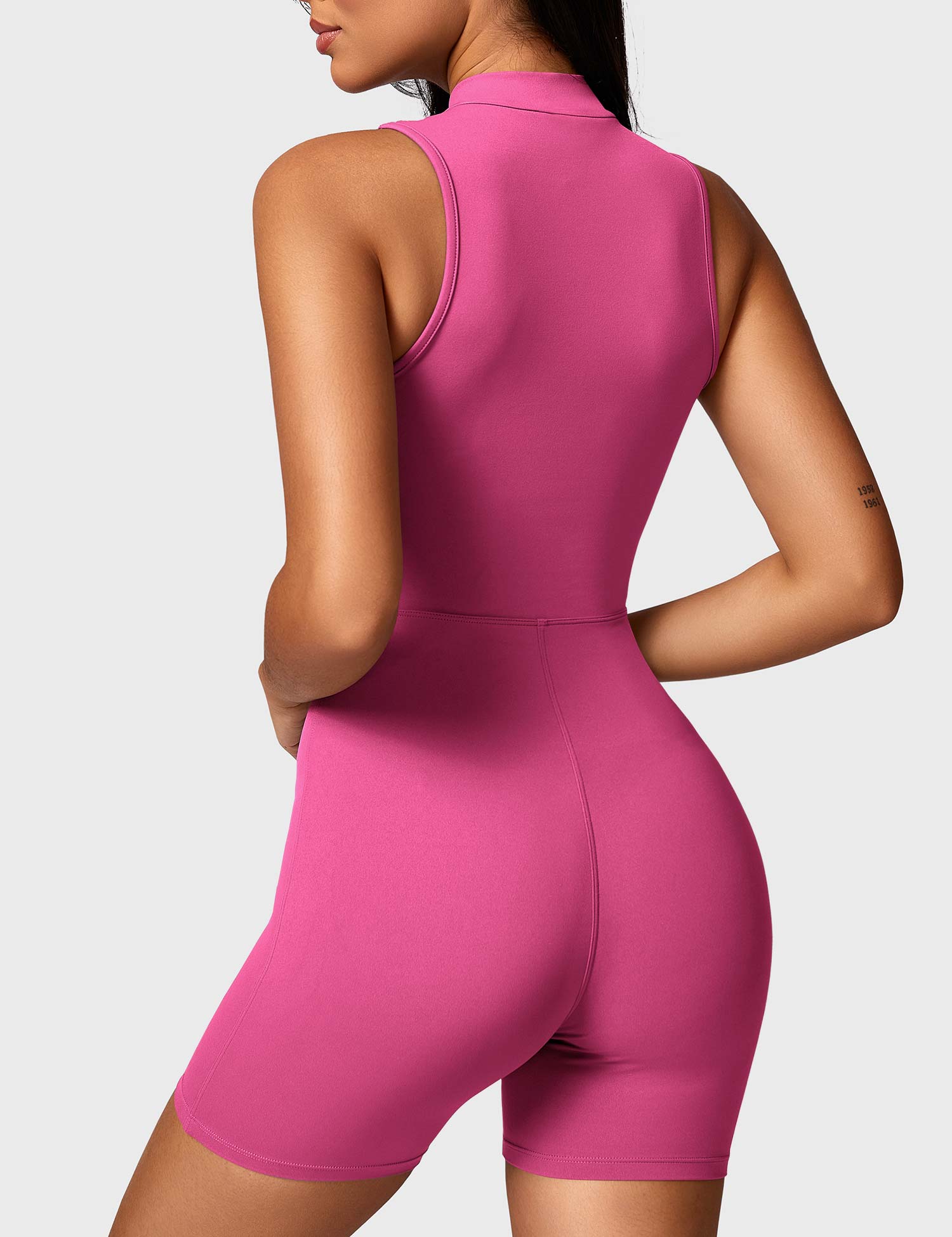 YGLEO Belle Sleeveless Zipper Romper