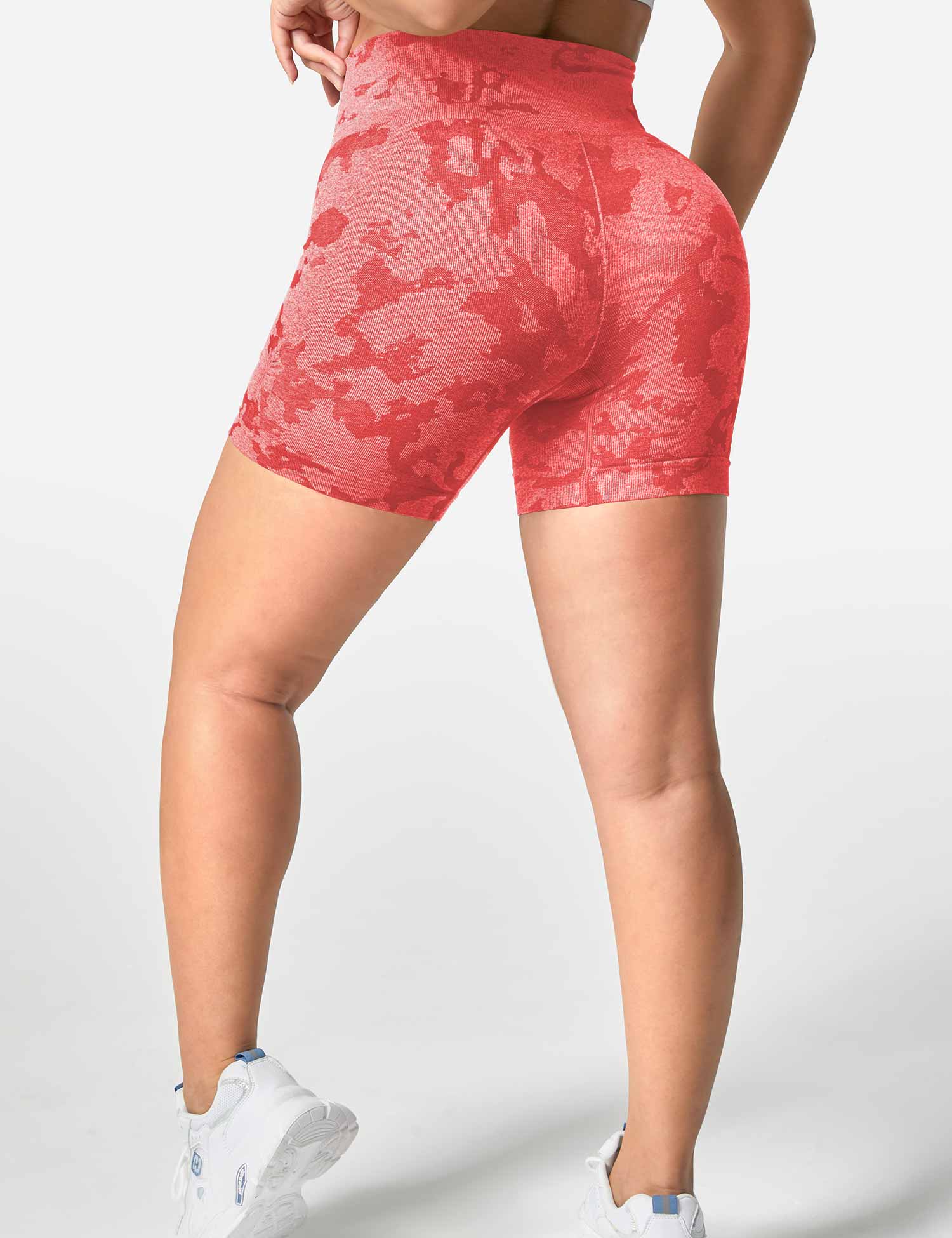 YGLEO Camo Seamless Shorts