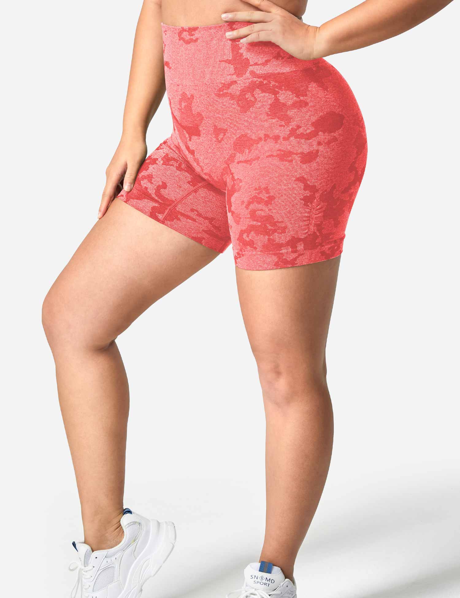 YGLEO Camo Seamless Shorts