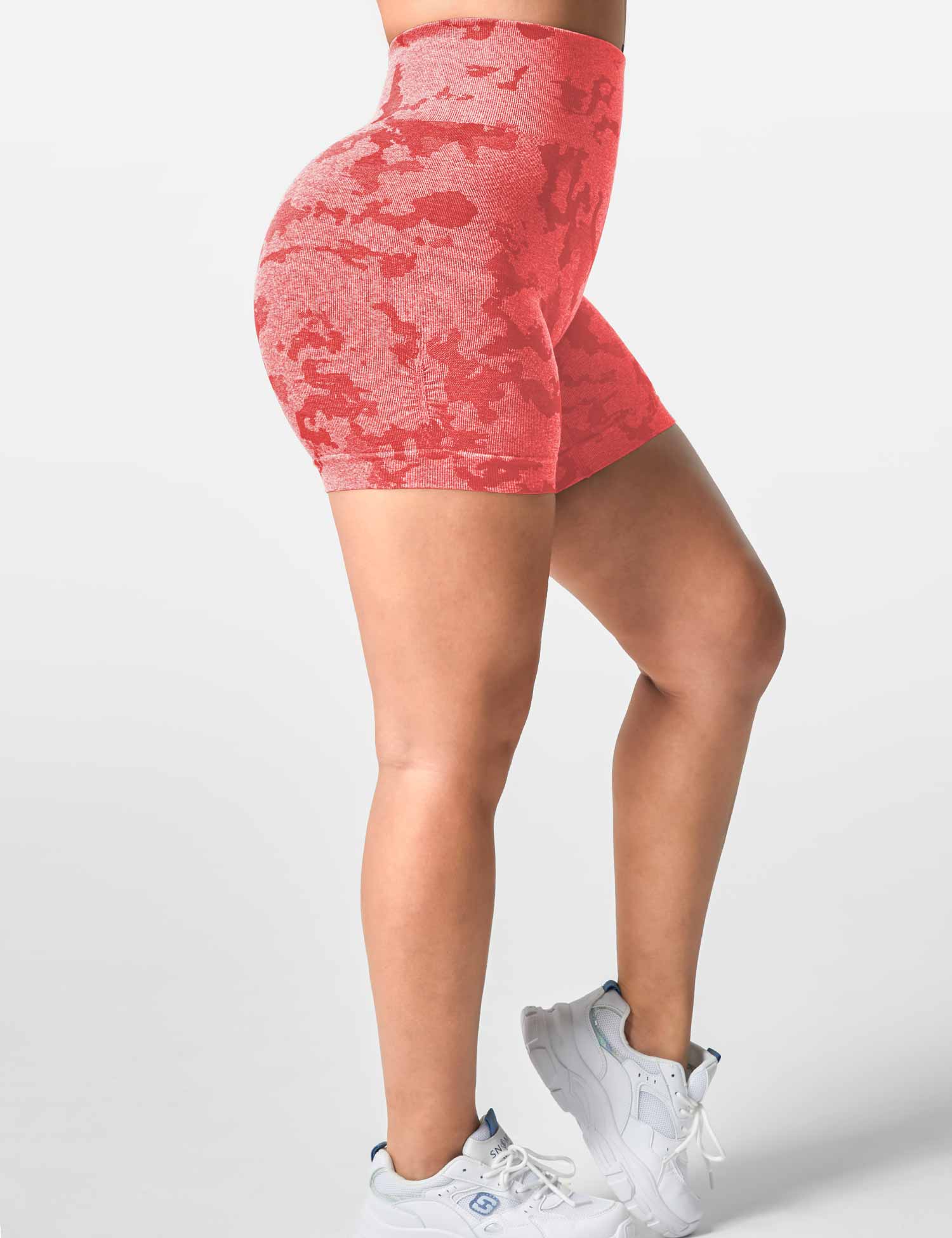 YGLEO Camo Seamless Shorts