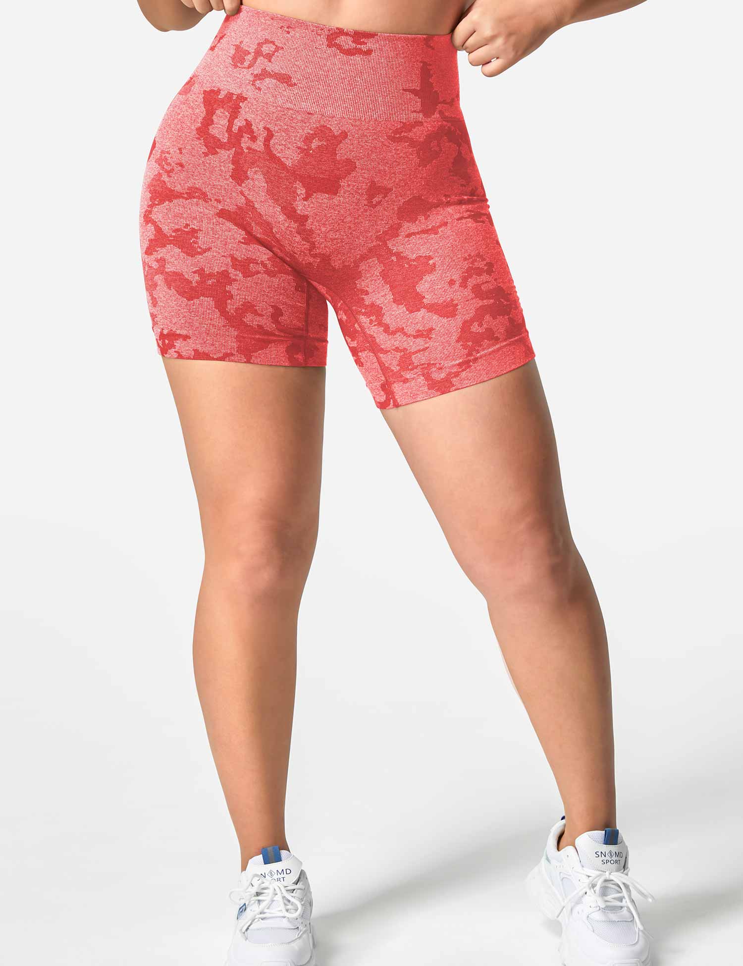 YGLEO Camo Seamless Shorts