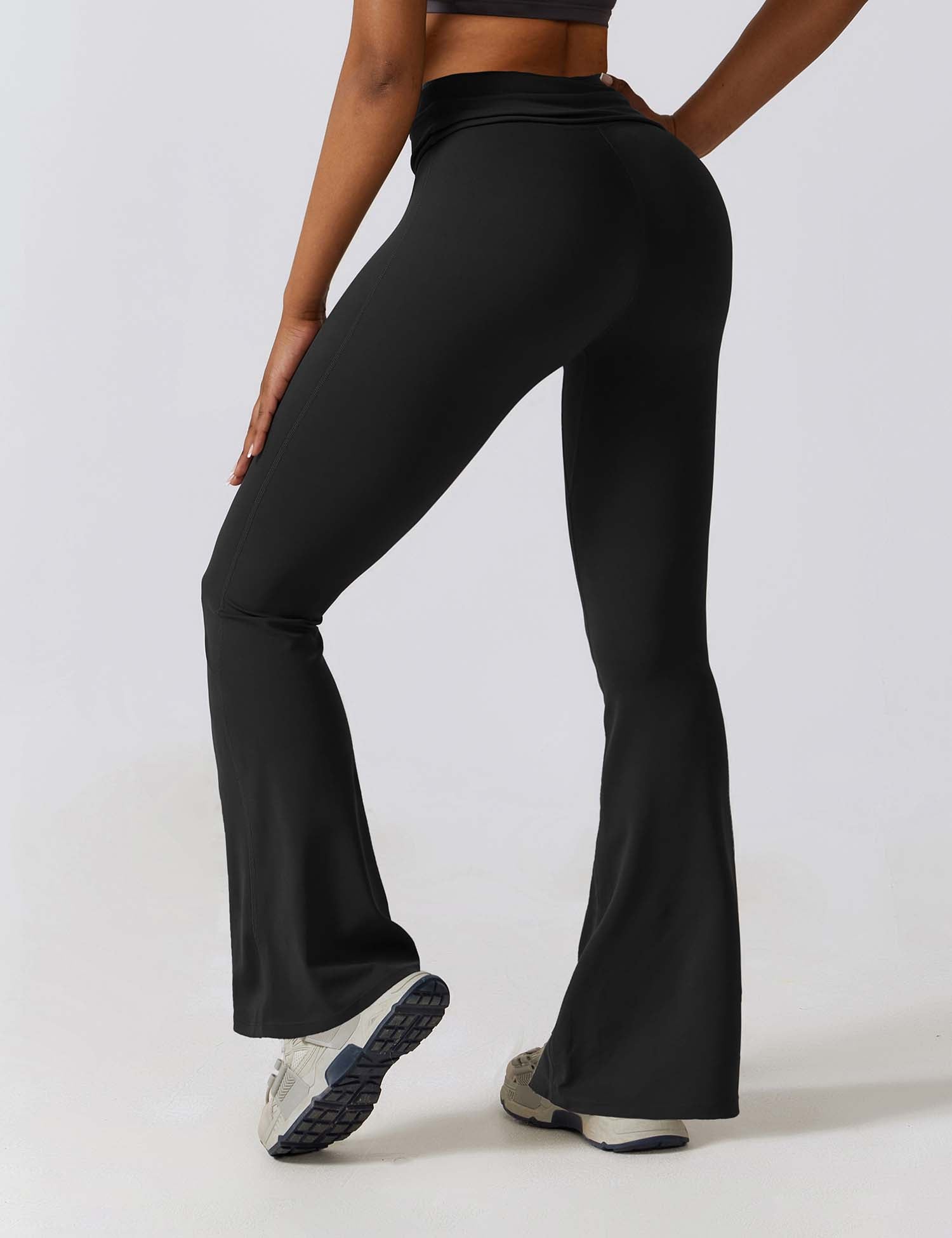 YGLEO Halter Flared Jumpsuit
