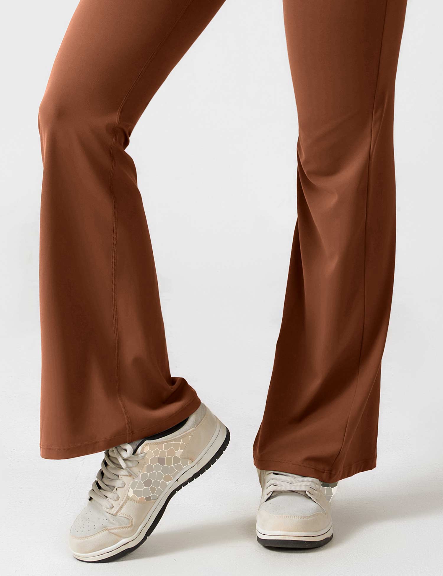 YGLEO V-Back Flared Jumpsuit