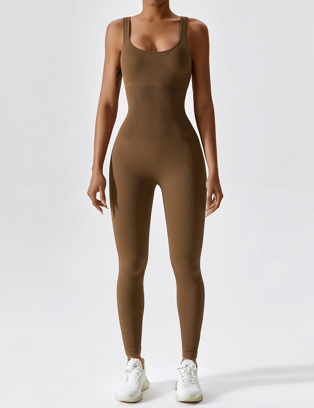 YGLEO U-Neck Seamless Jumpsuit