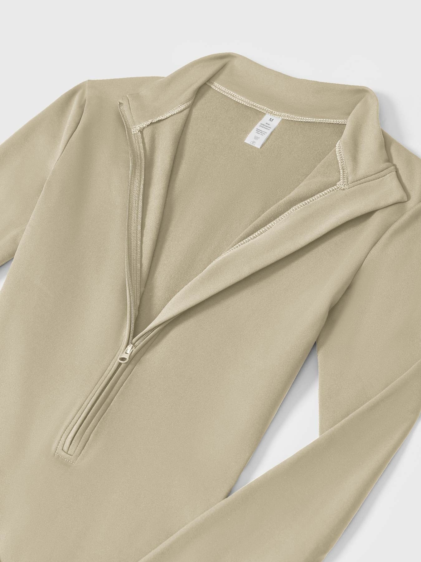 YGLEO Belle Fleece Long Sleeve Zipper Jumpsuit