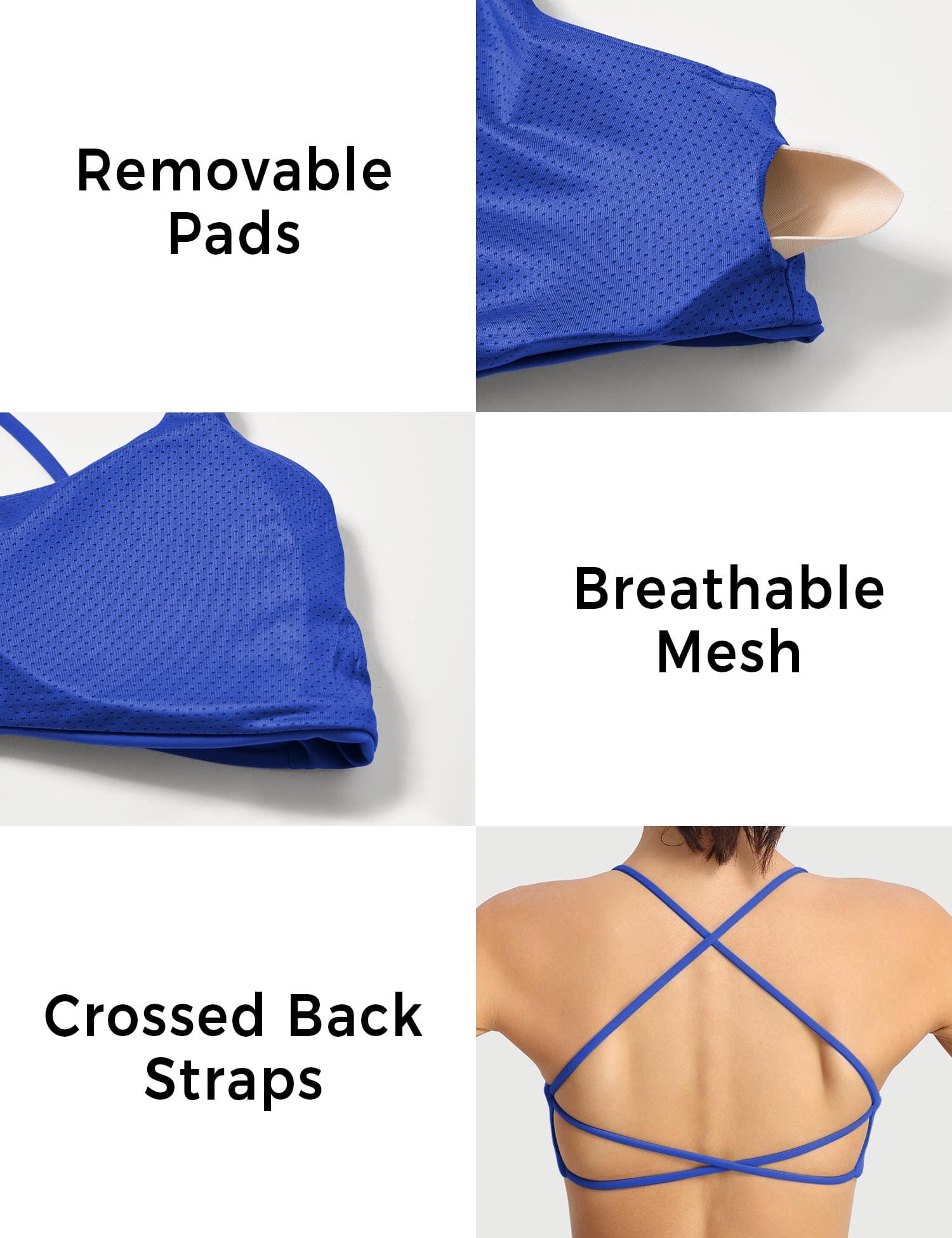 YGLEO Pearl Sports Bra