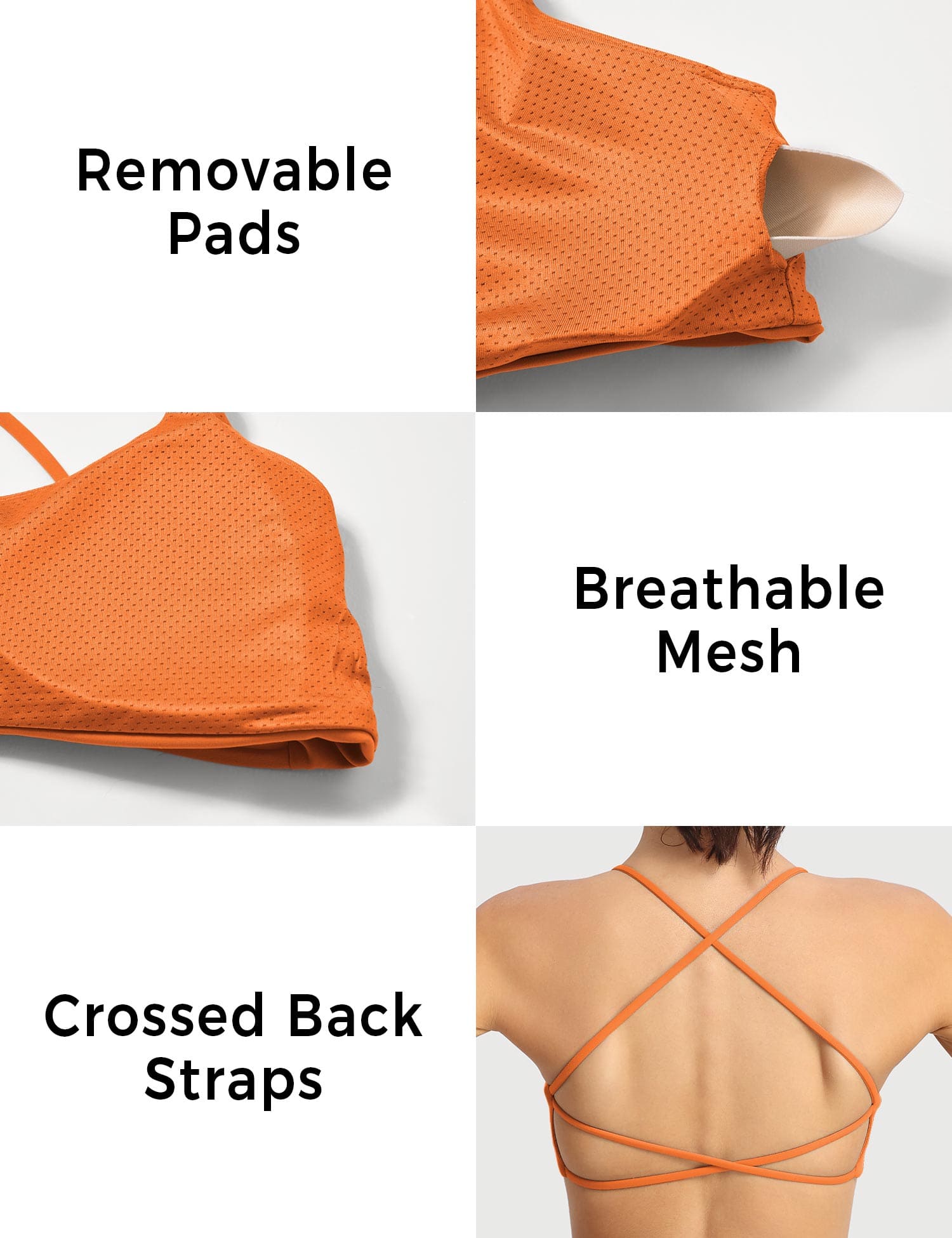 YGLEO Pearl Sports Bra