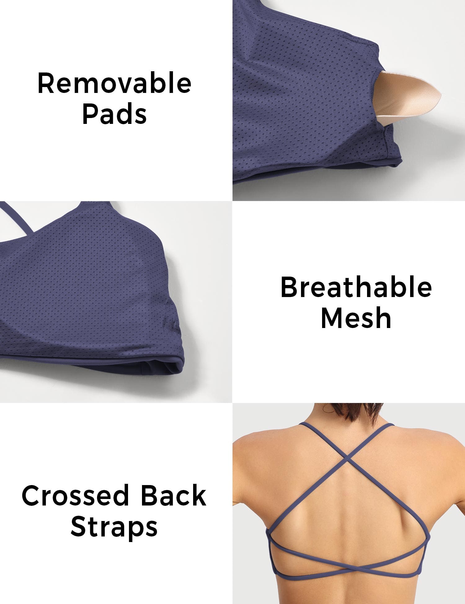 YGLEO Pearl Sports Bra