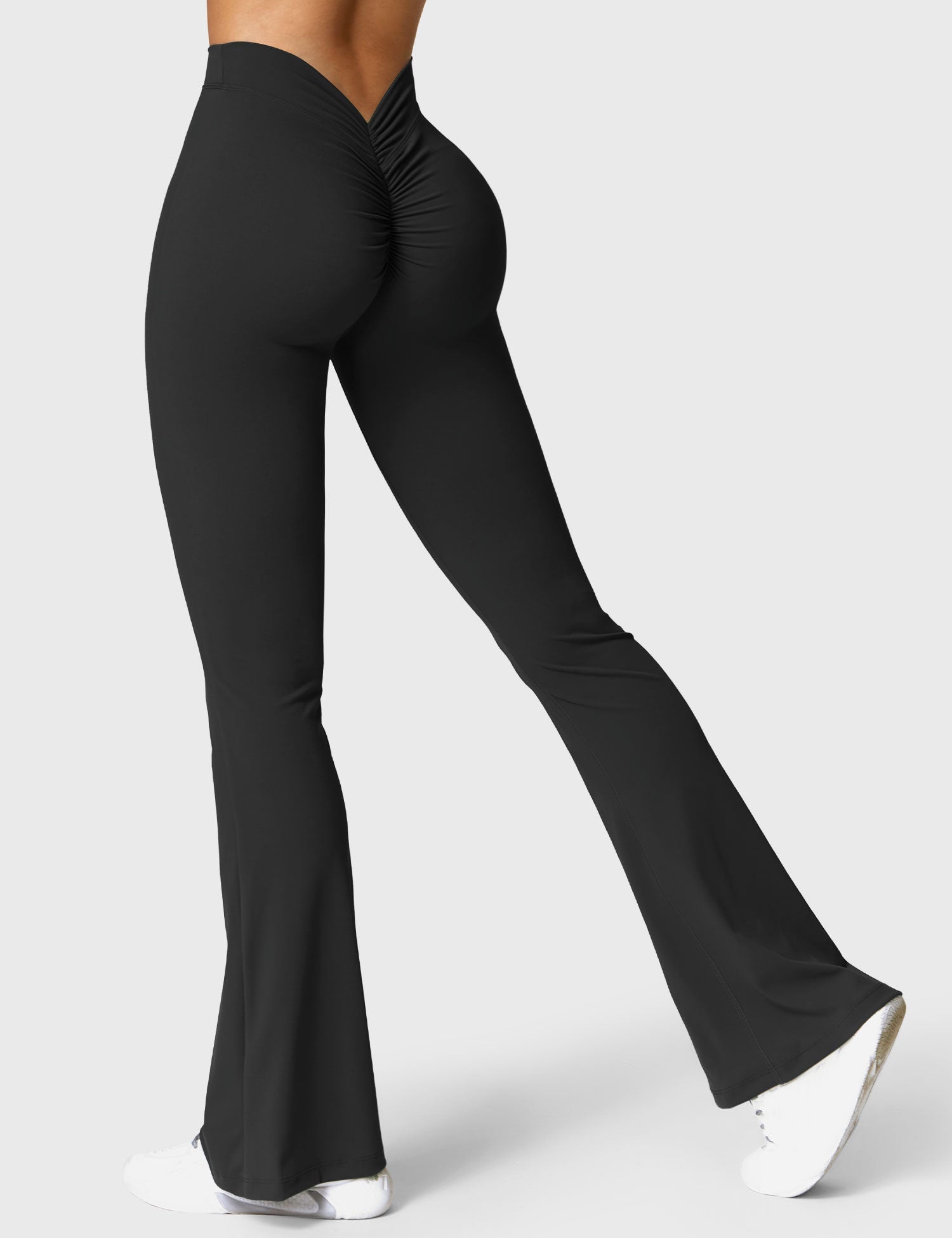 YGLEO Daze V-back Flare Leggings
