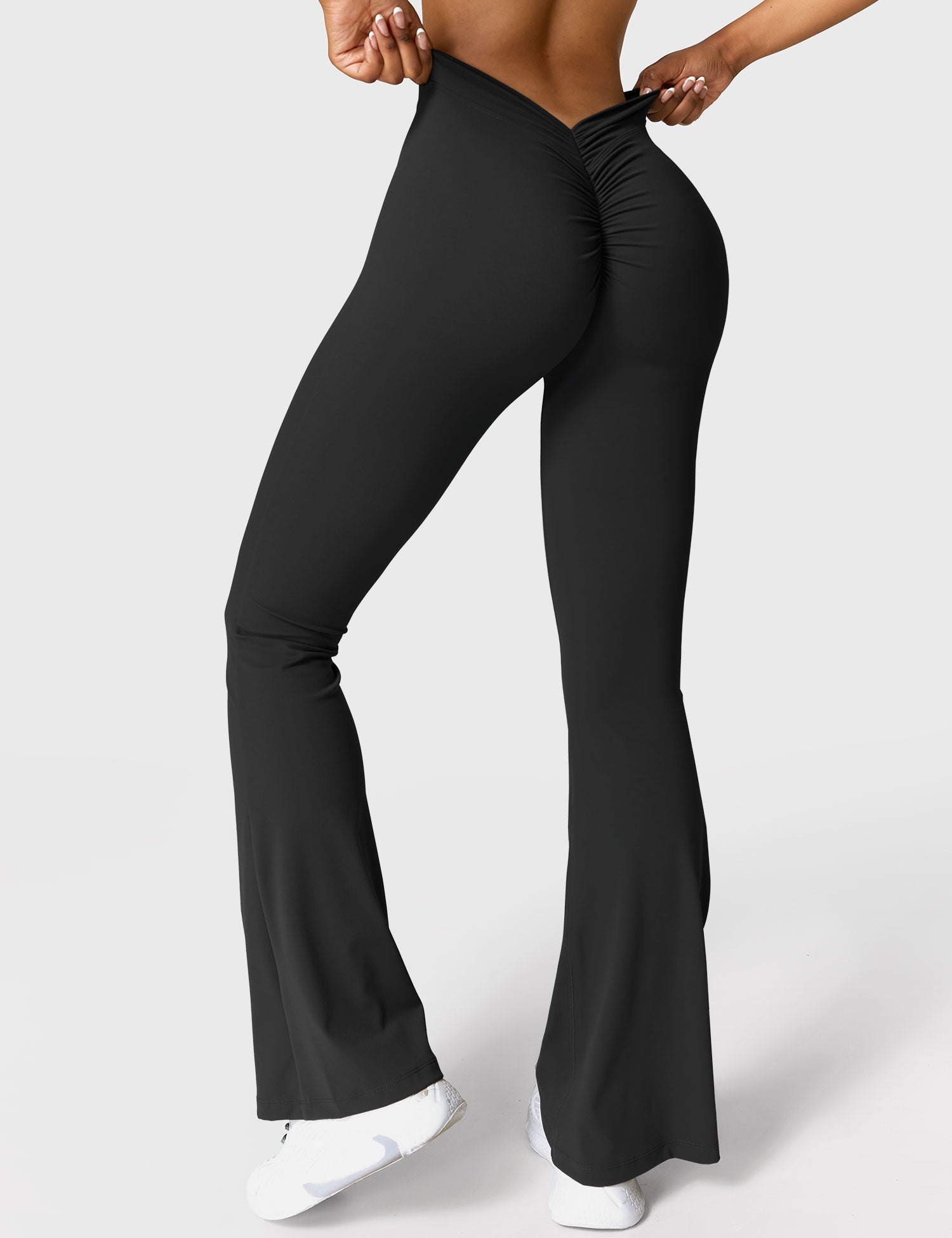 YGLEO Daze V-back Flare Leggings