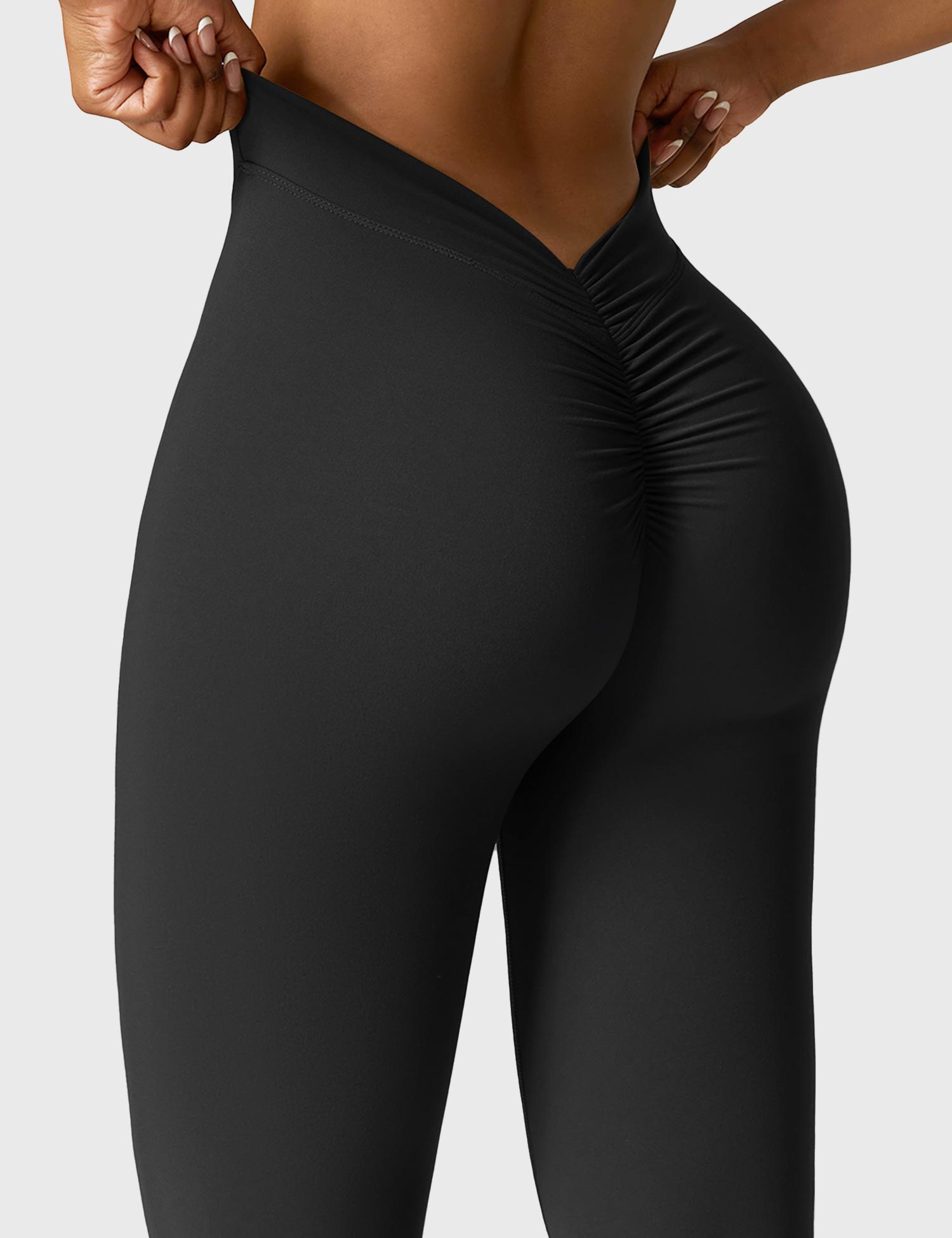 YGLEO Daze V-back Flare Leggings