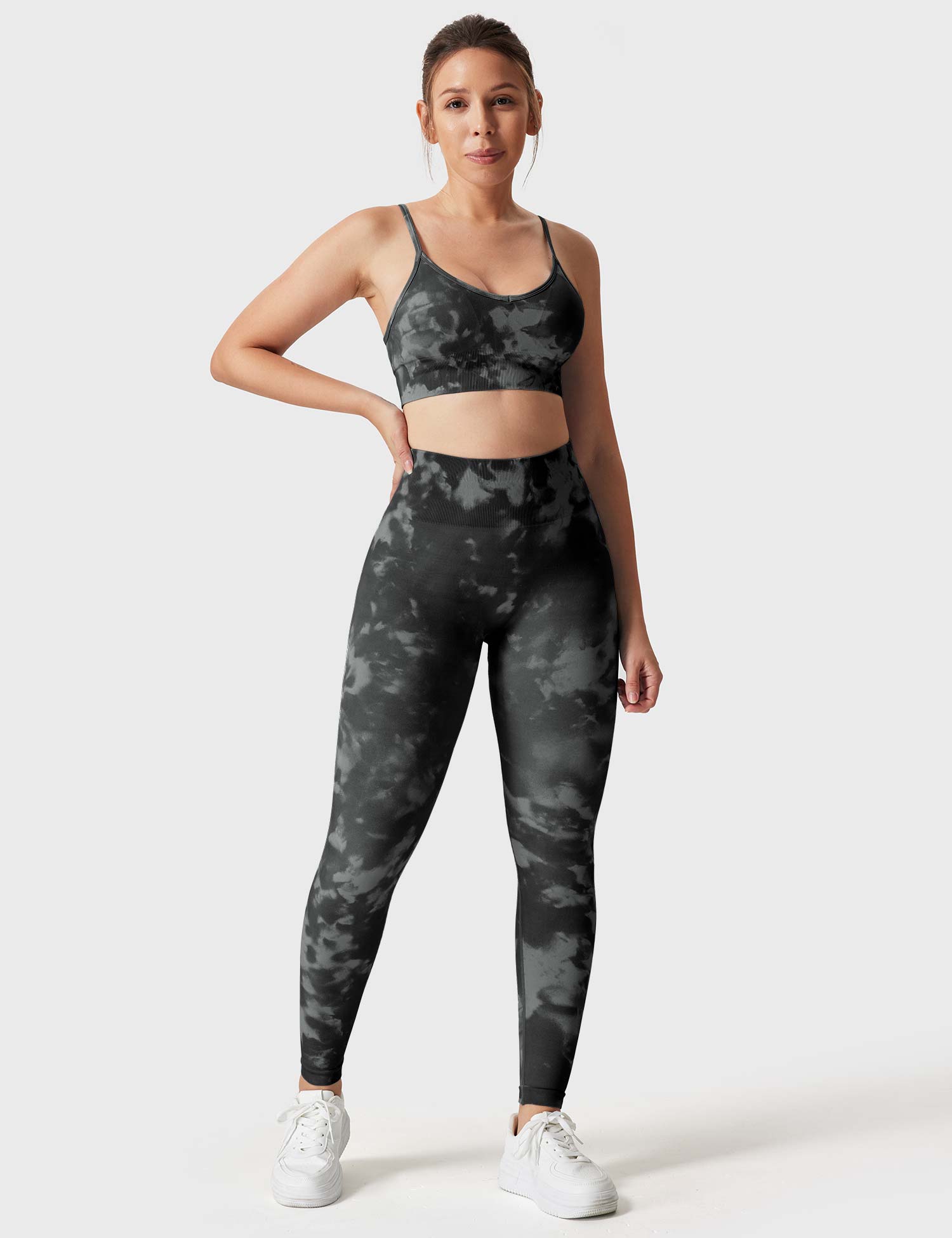 YGLEO Seamless Print Jada Leggings/ Shorts