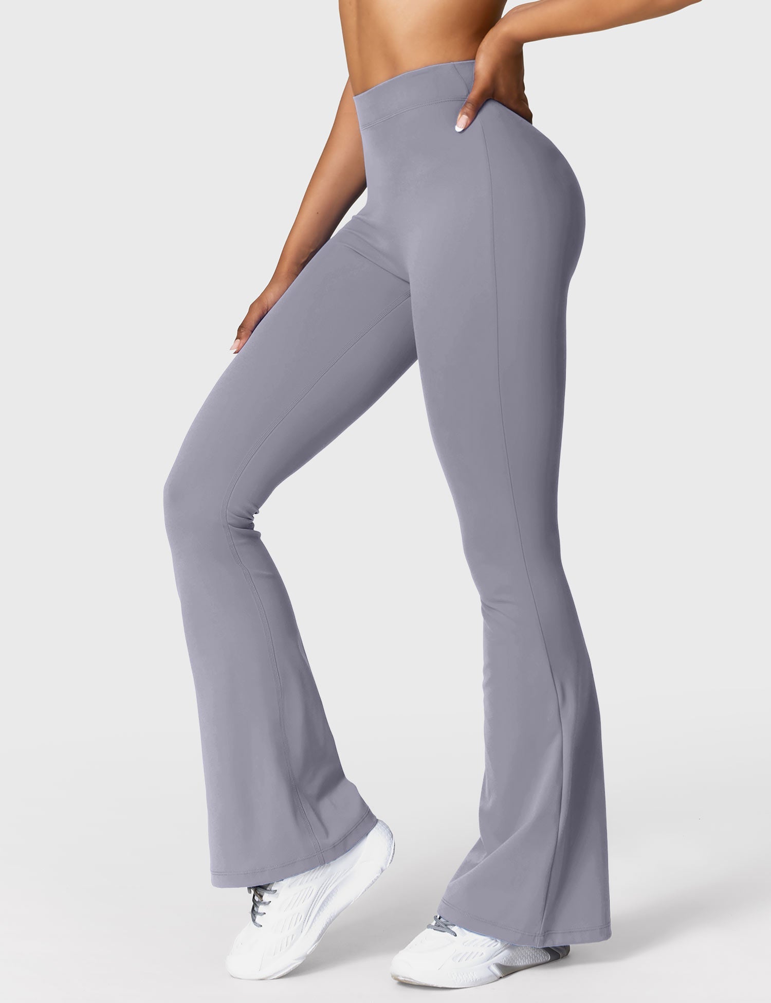 YGLEO Daze V-back Flare Leggings