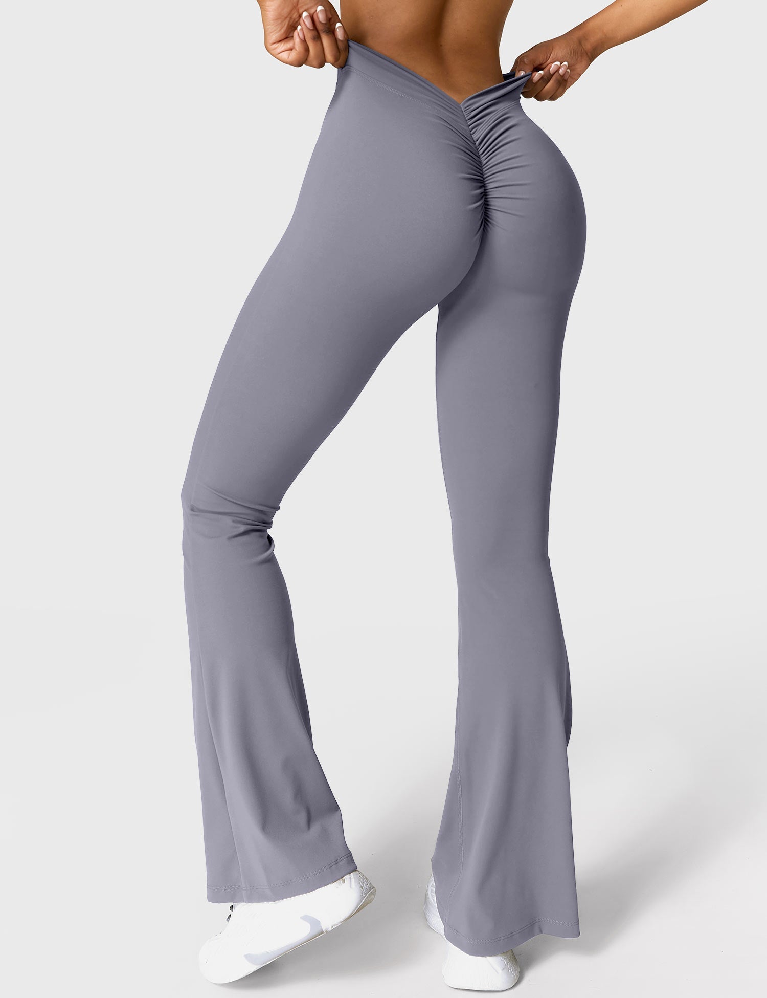 YGLEO Daze V-back Flare Leggings
