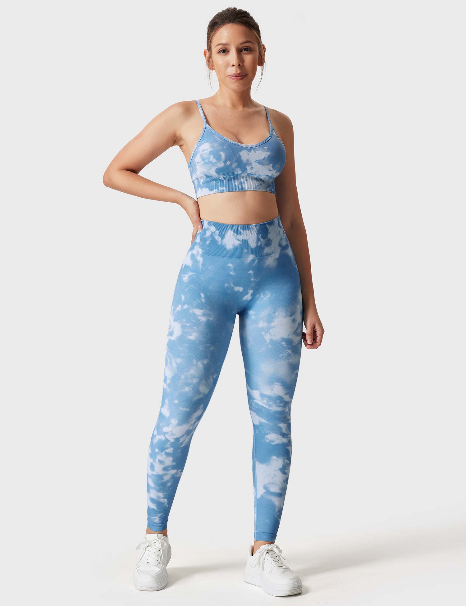YGLEO Seamless Print Jada Leggings/ Shorts