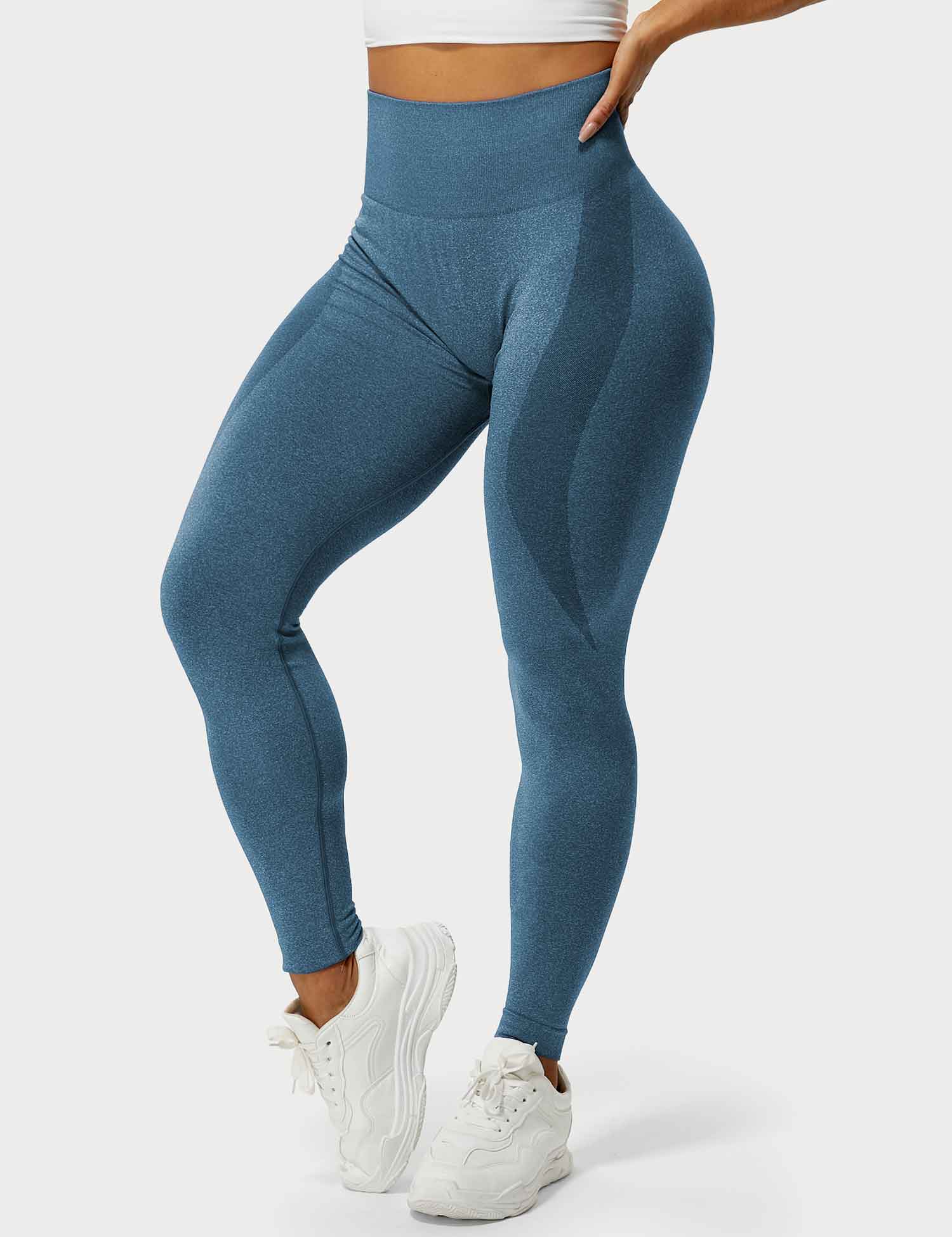 YGLEO Smile Contour Leggings