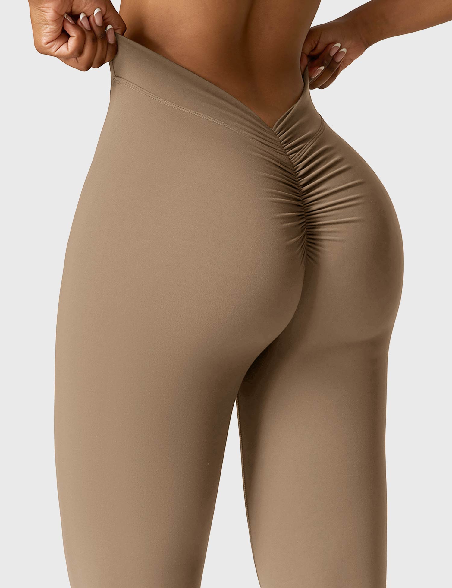 YGLEO Daze V-back Flare Leggings