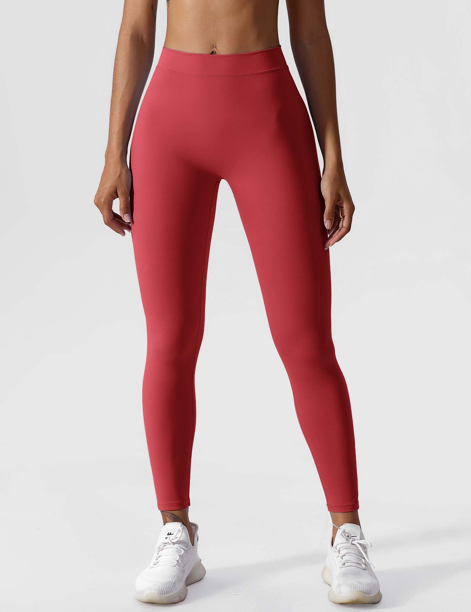 YGLEO V-back Ruched Leggings