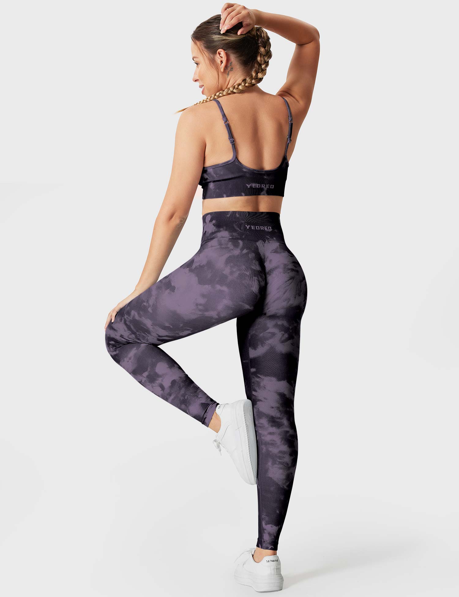 YGLEO Seamless Print Jada Leggings/ Shorts