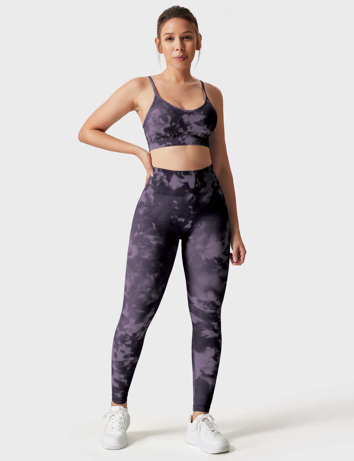 YGLEO Seamless Print Jada Leggings/ Shorts