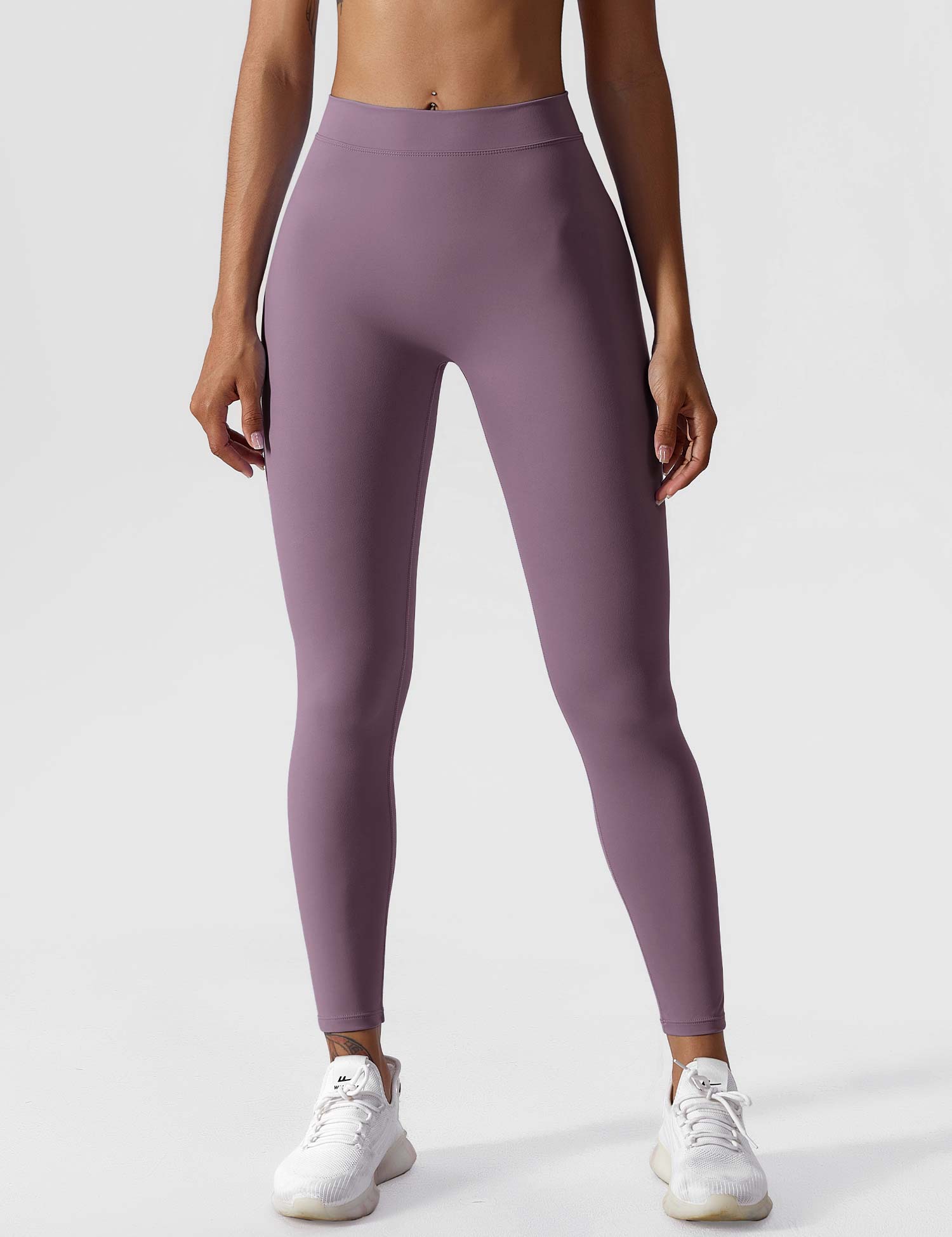 YGLEO V-back Ruched Leggings