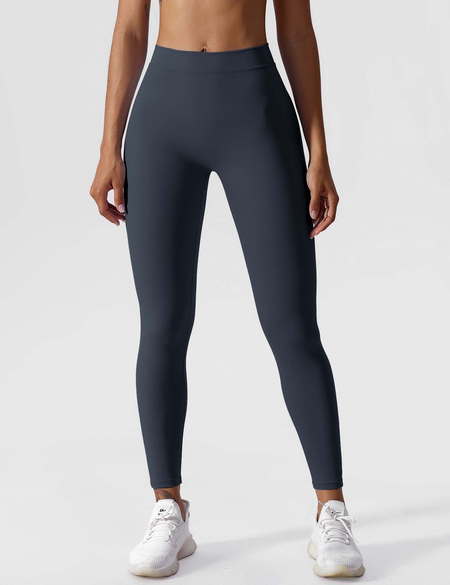 YGLEO V-back Ruched Leggings