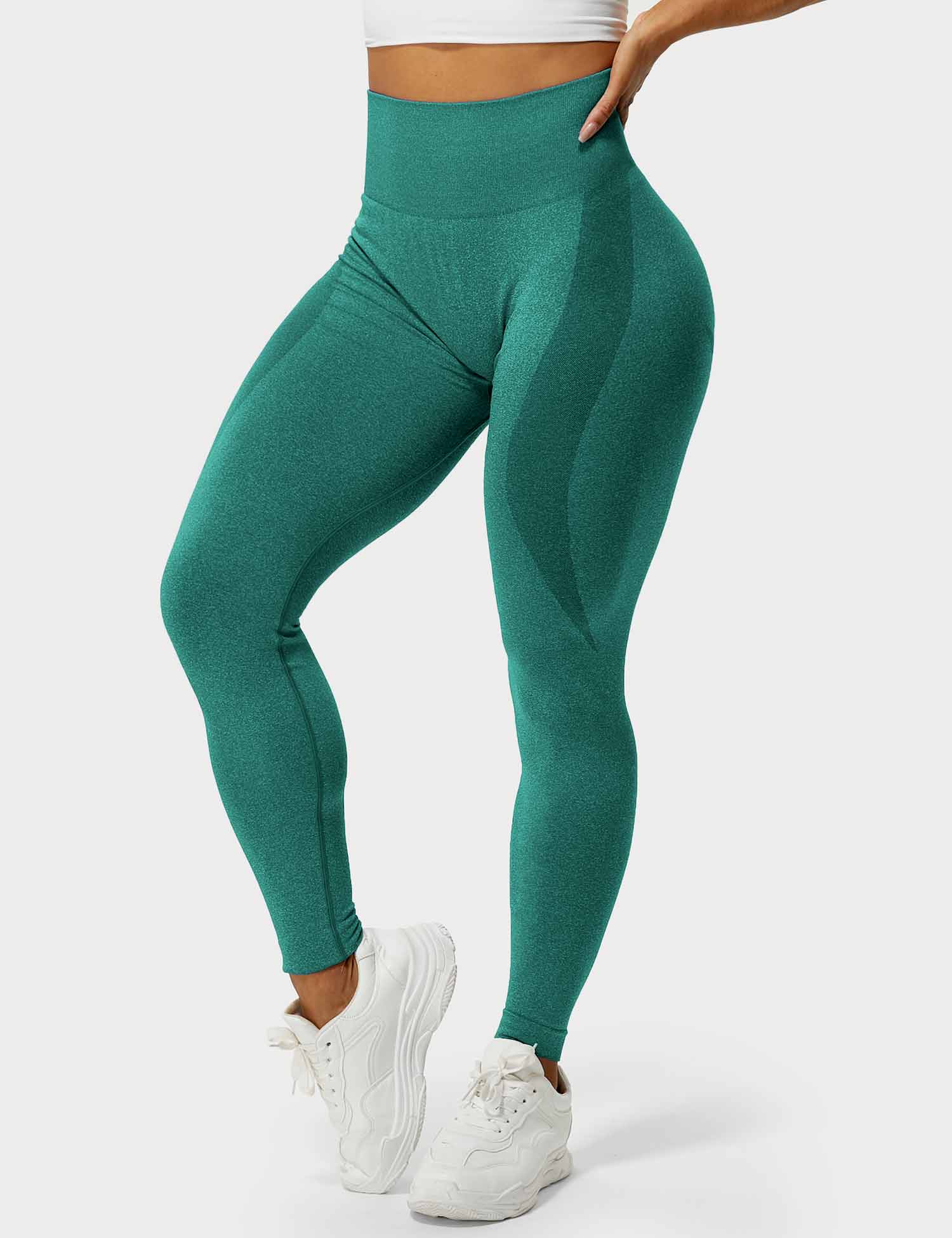 YGLEO Smile Contour Leggings